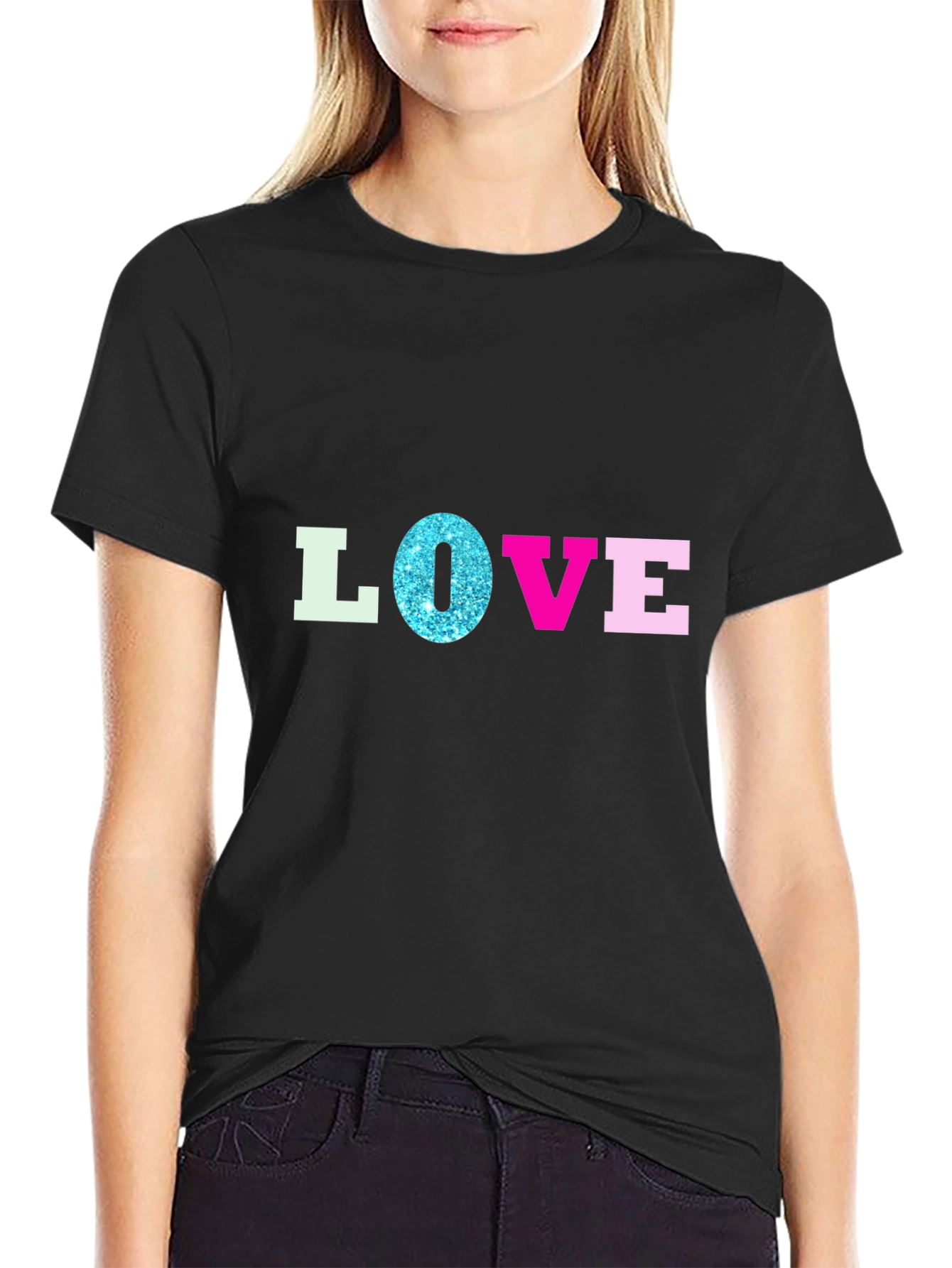 Black Love T-Shirt - Stylish Graphic Tee for Men view 2