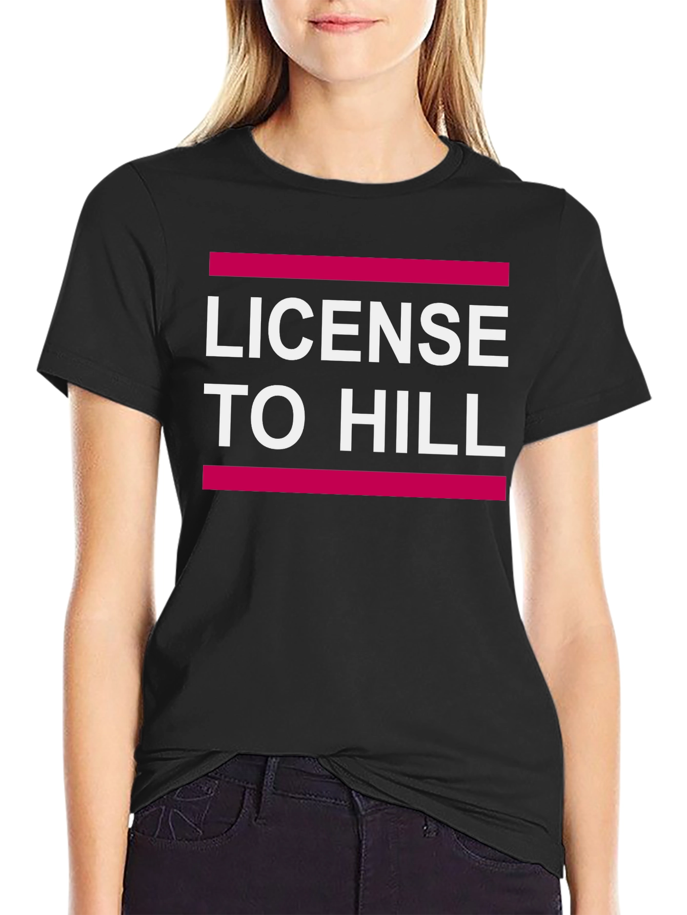Black License to Hill Black Graphic Tee view 2