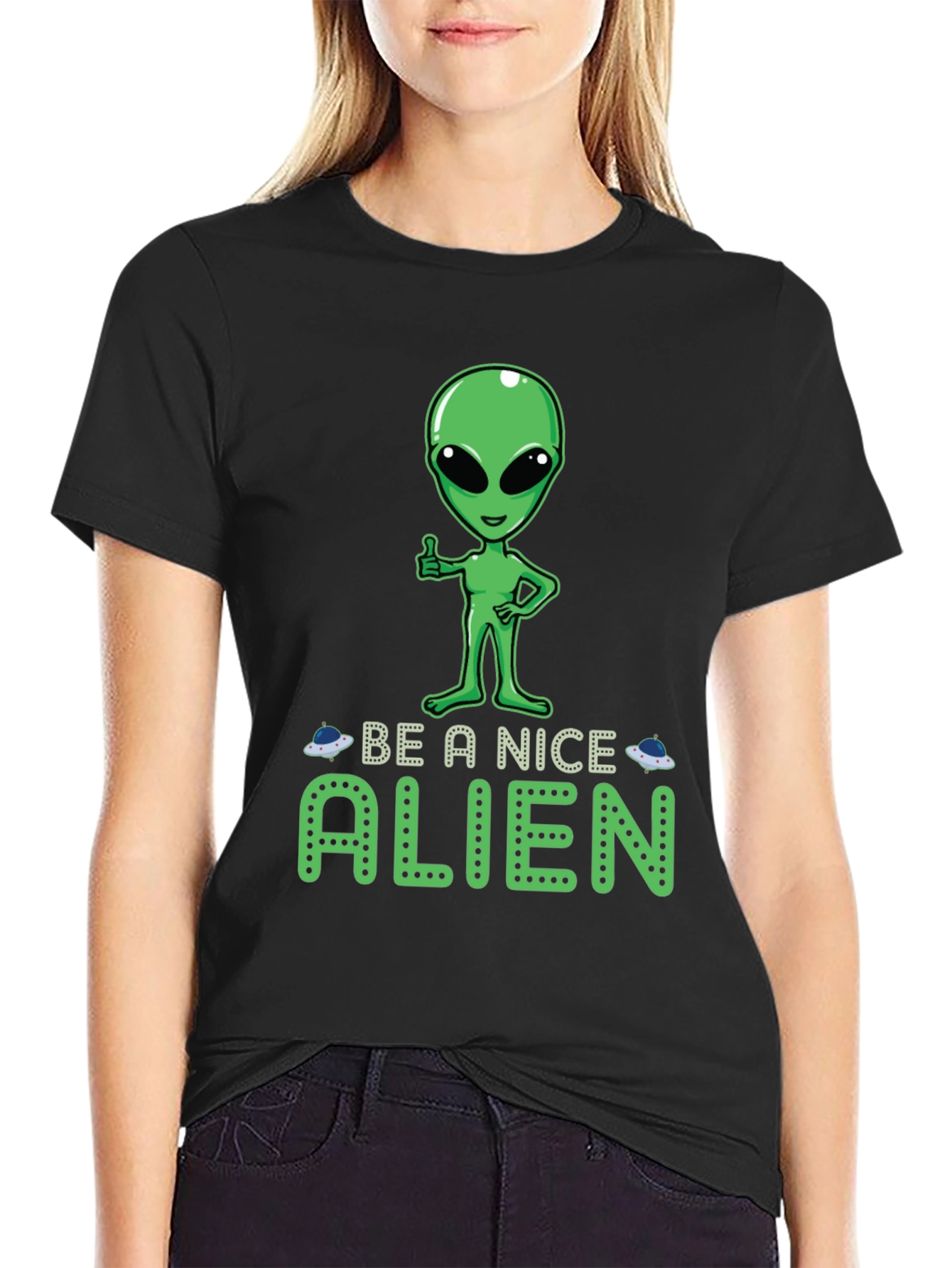 Be A Nice Alien Graphic Tee - 2