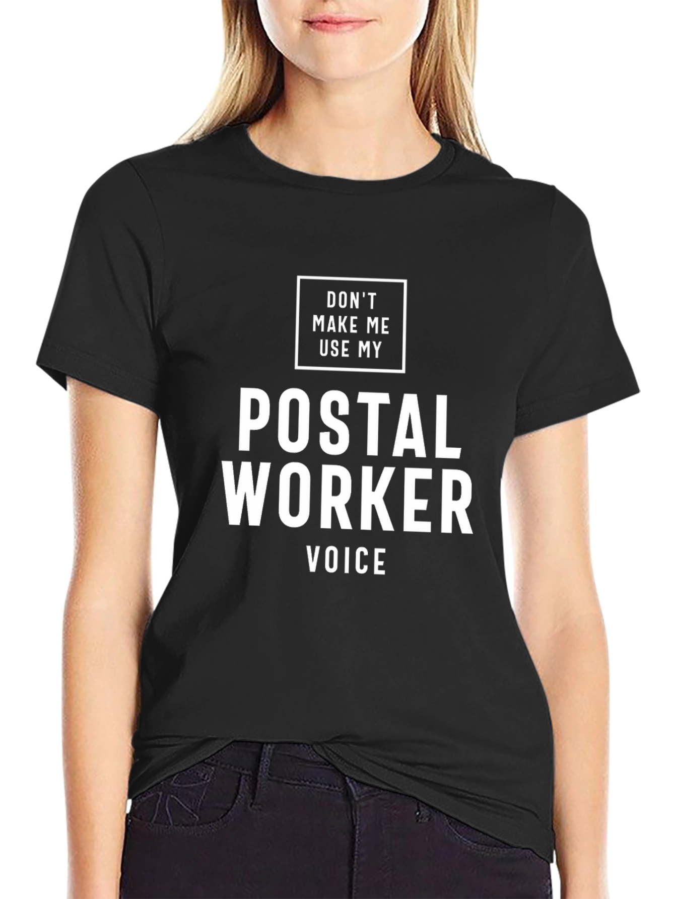 Postal Worker Voice T-Shirt - Funny Mail Carrier Tee - 2