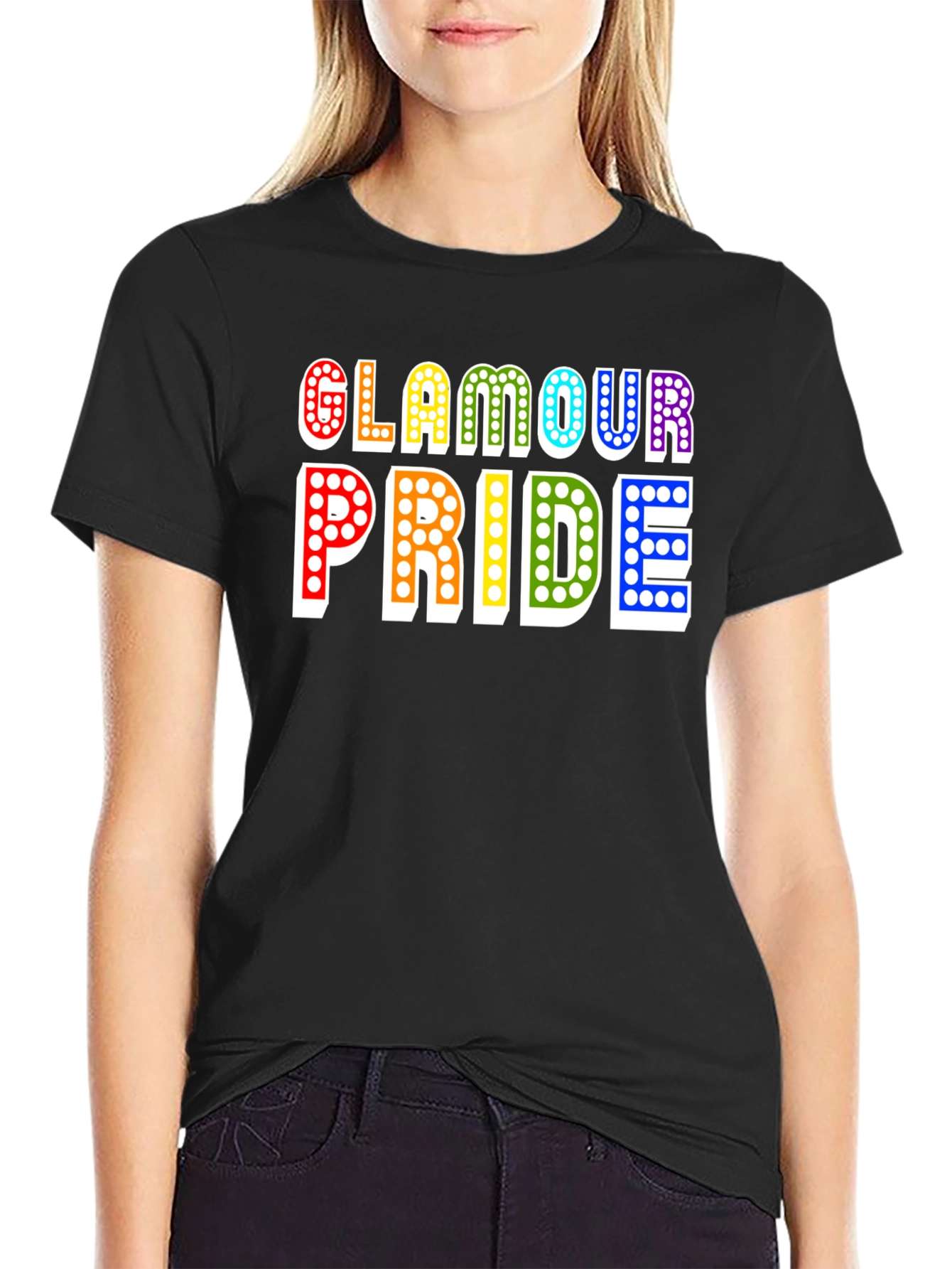 Black Glamour Pride T-Shirt view 2