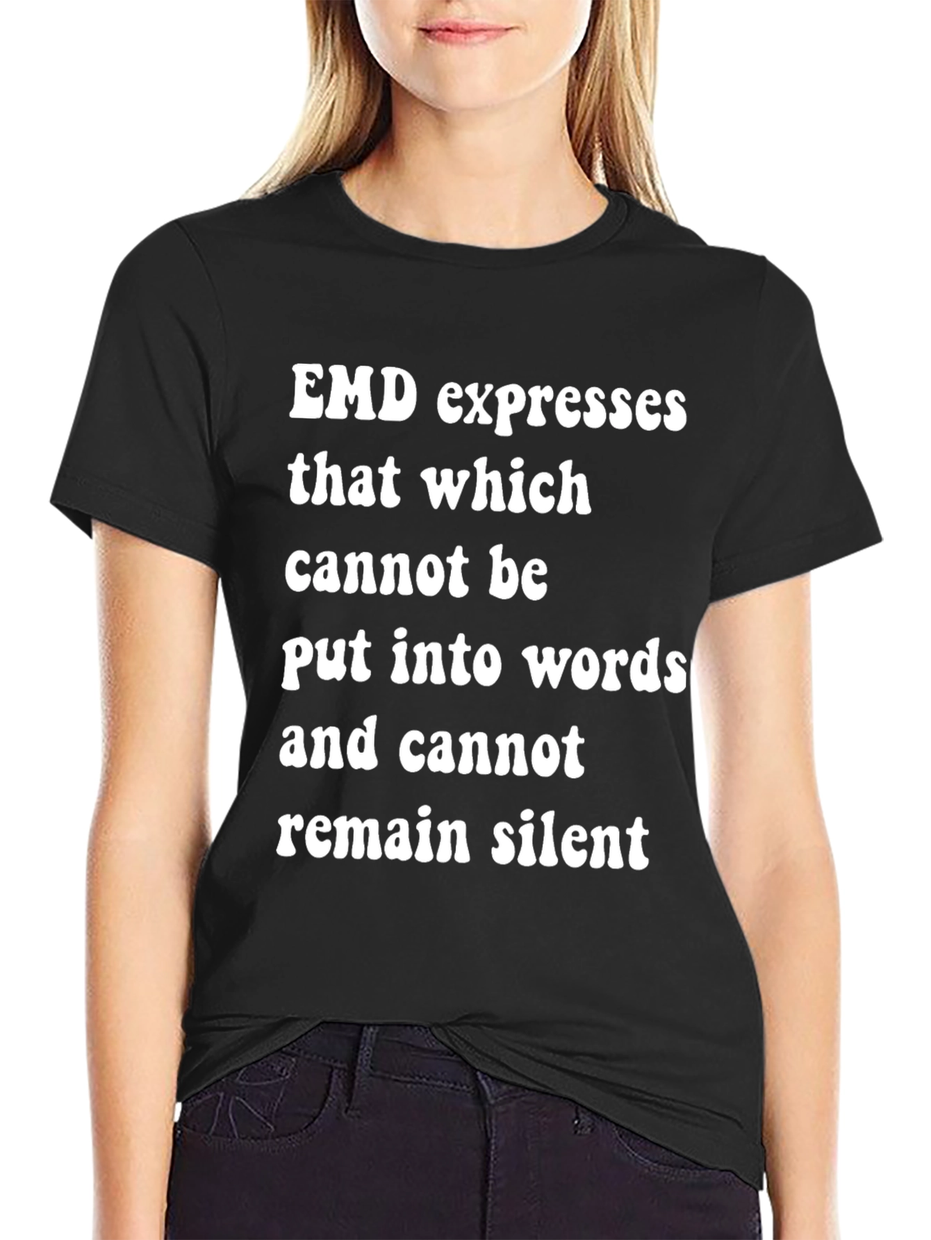 Black EMD Expresses Graphic T-Shirt - Soft Cotton Blend view 2