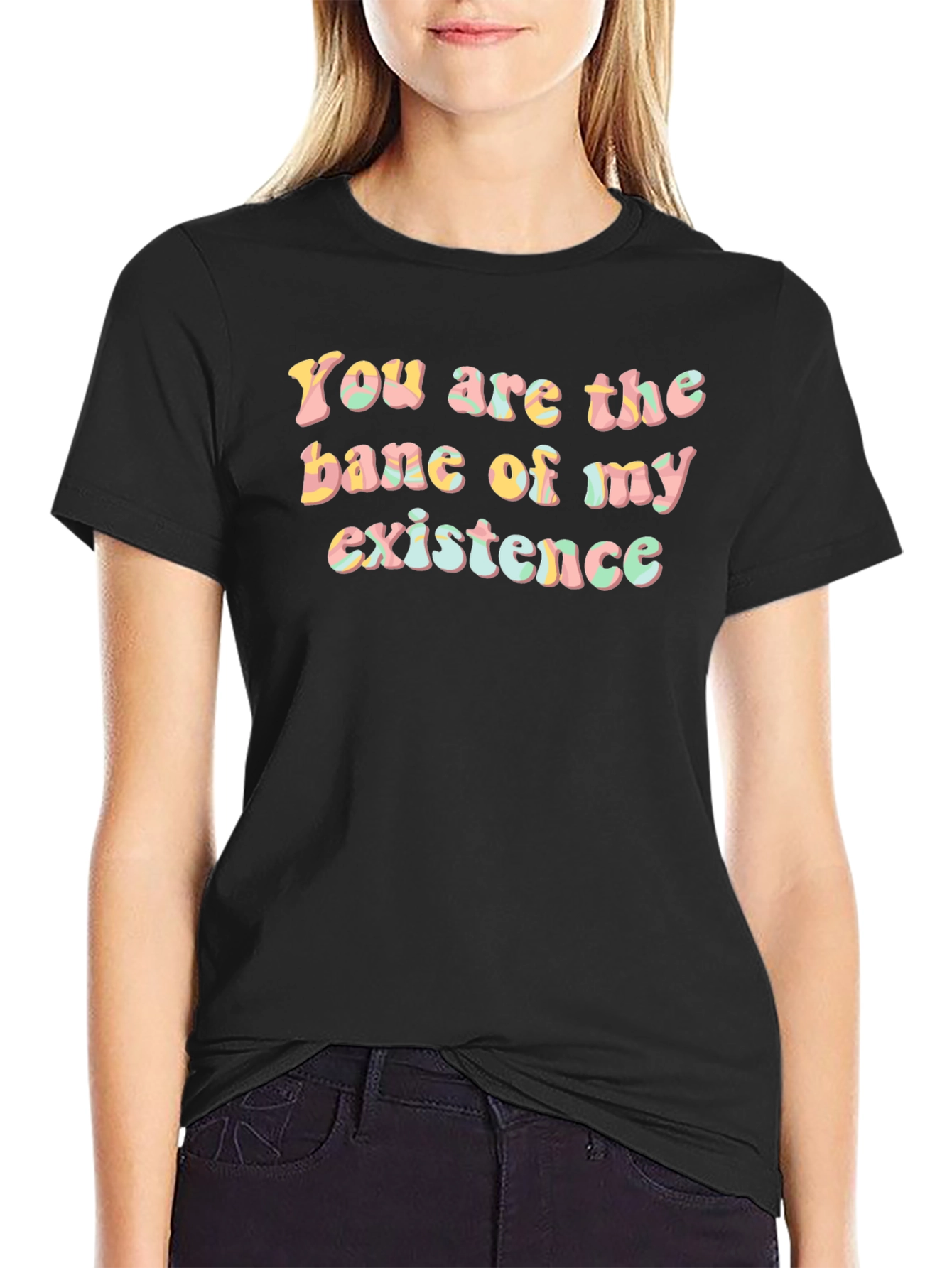 Black Bane of My Existence Graphic Tee view 2