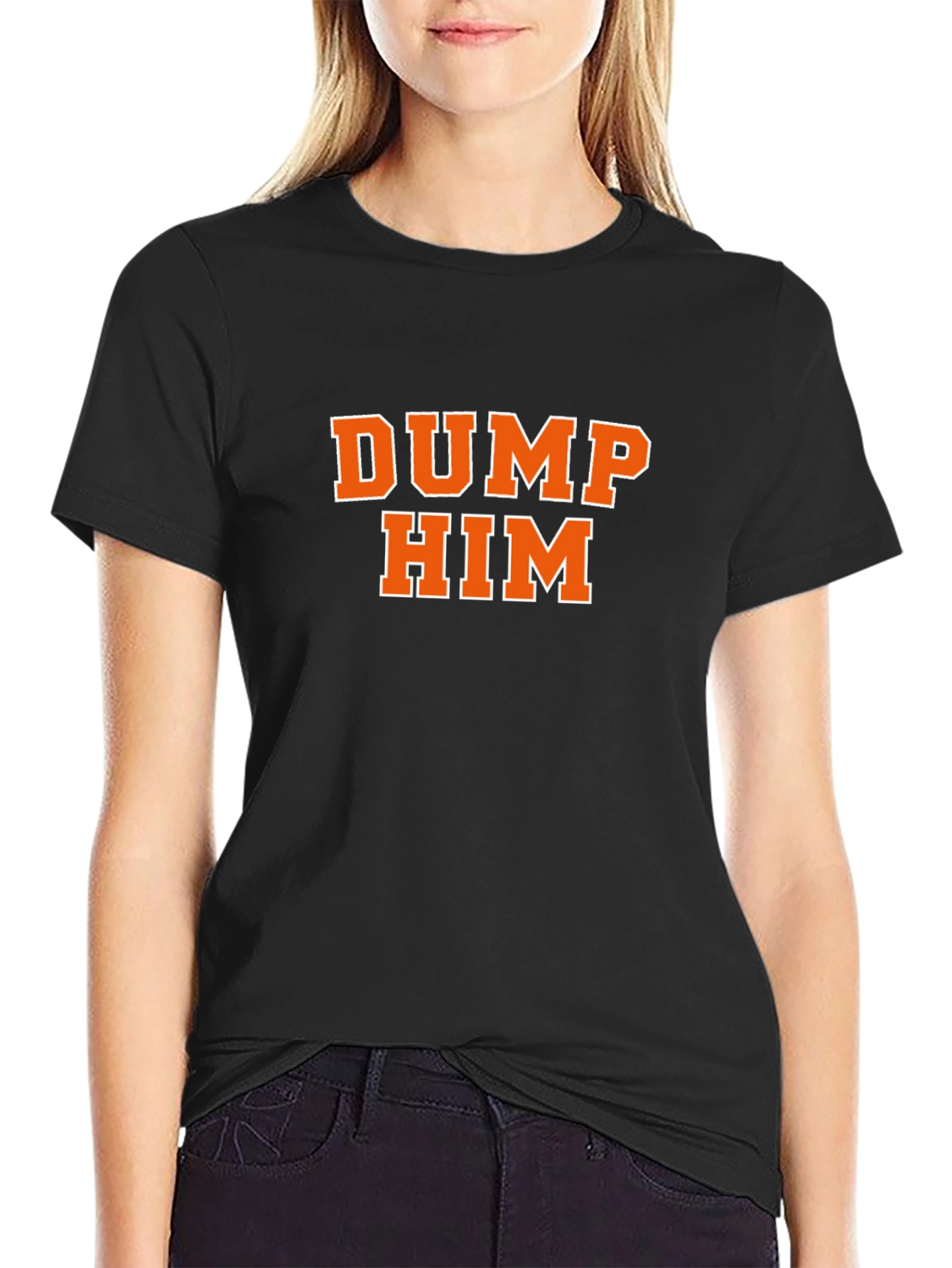 Black DUMP HIM T-Shirt view 2