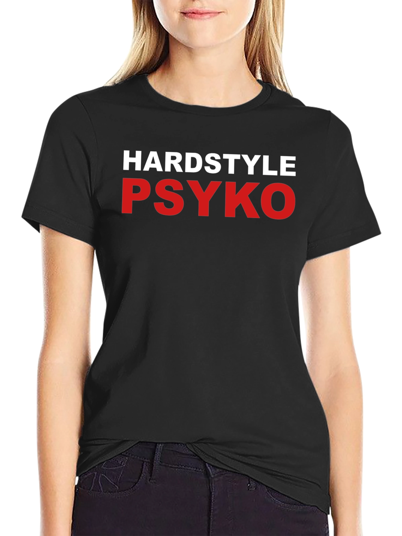 Black Hardstyle Psyko Graphic Tee - Black T-Shirt view 2
