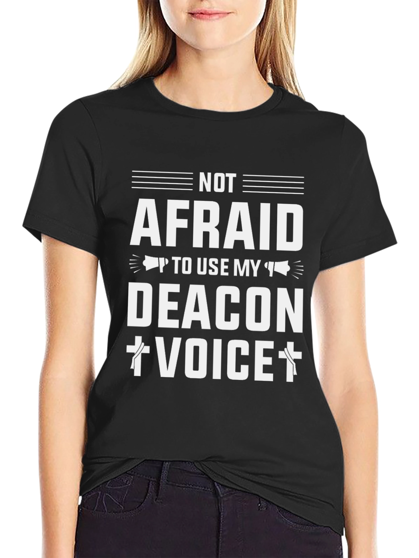 Not Afraid to Use My Deacon Voice T-Shirt - 2