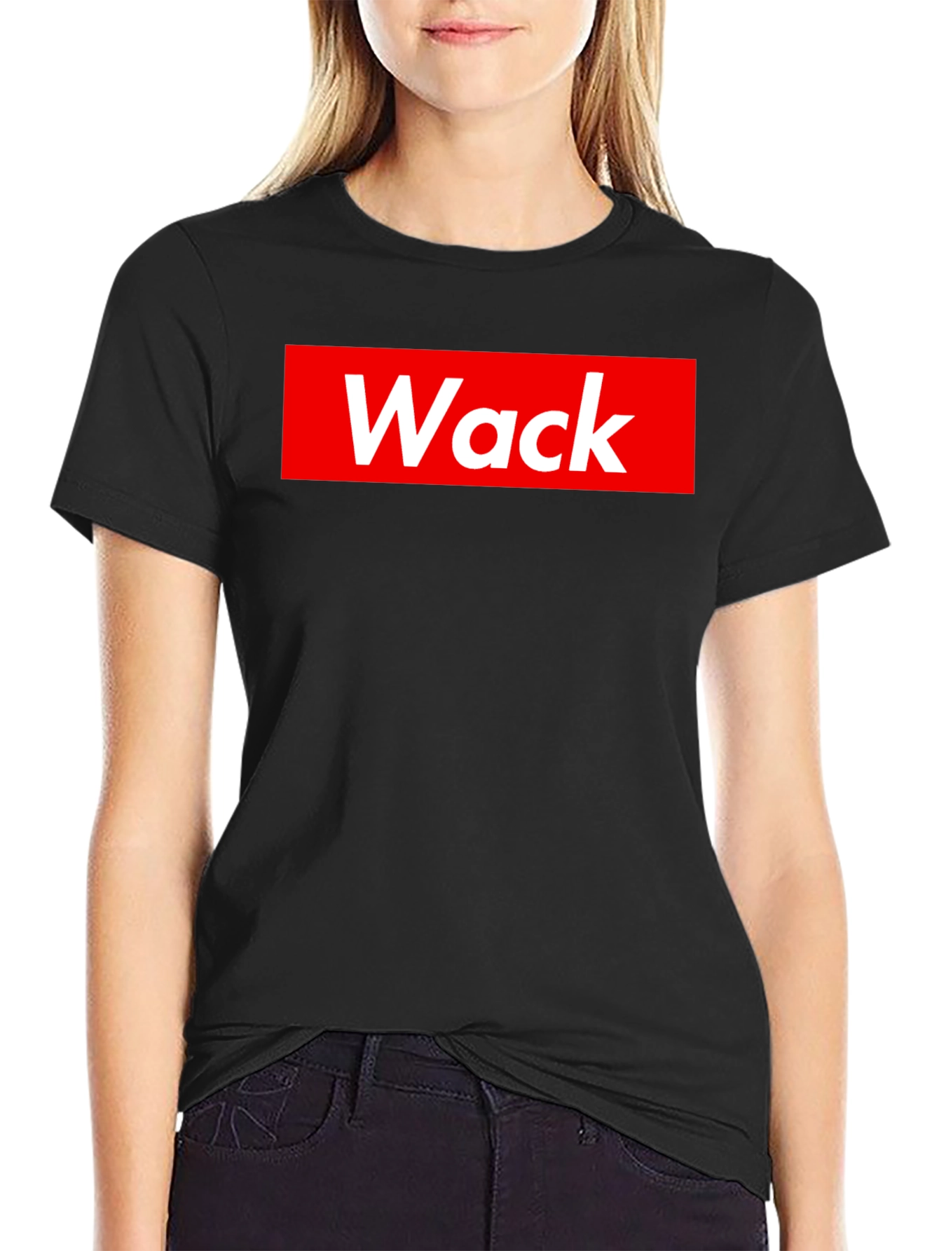 Black Wack T-Shirt - Supreme Style Parody Tee view 2