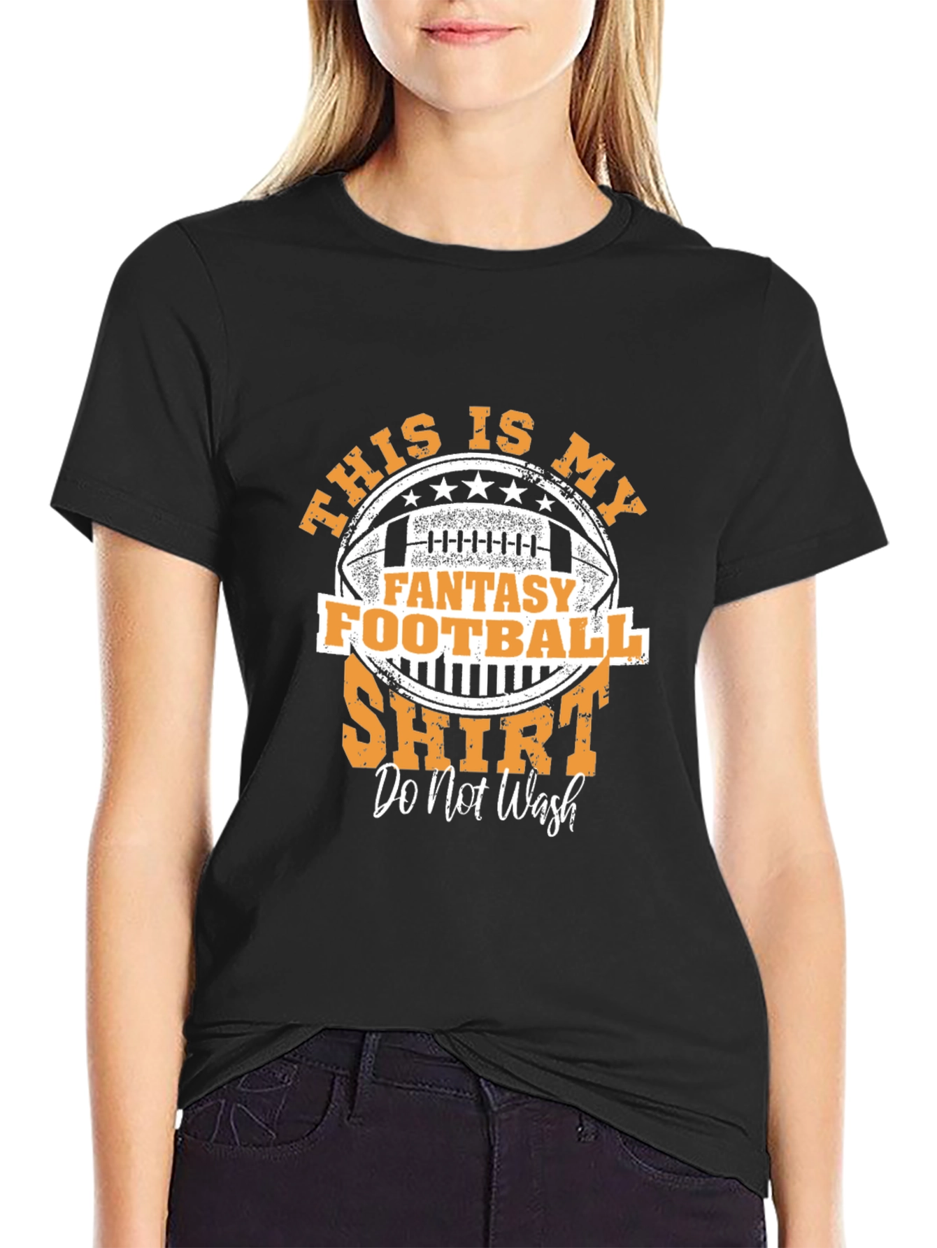 Black Fantasy Football Shirt - Do Not Wash view 2