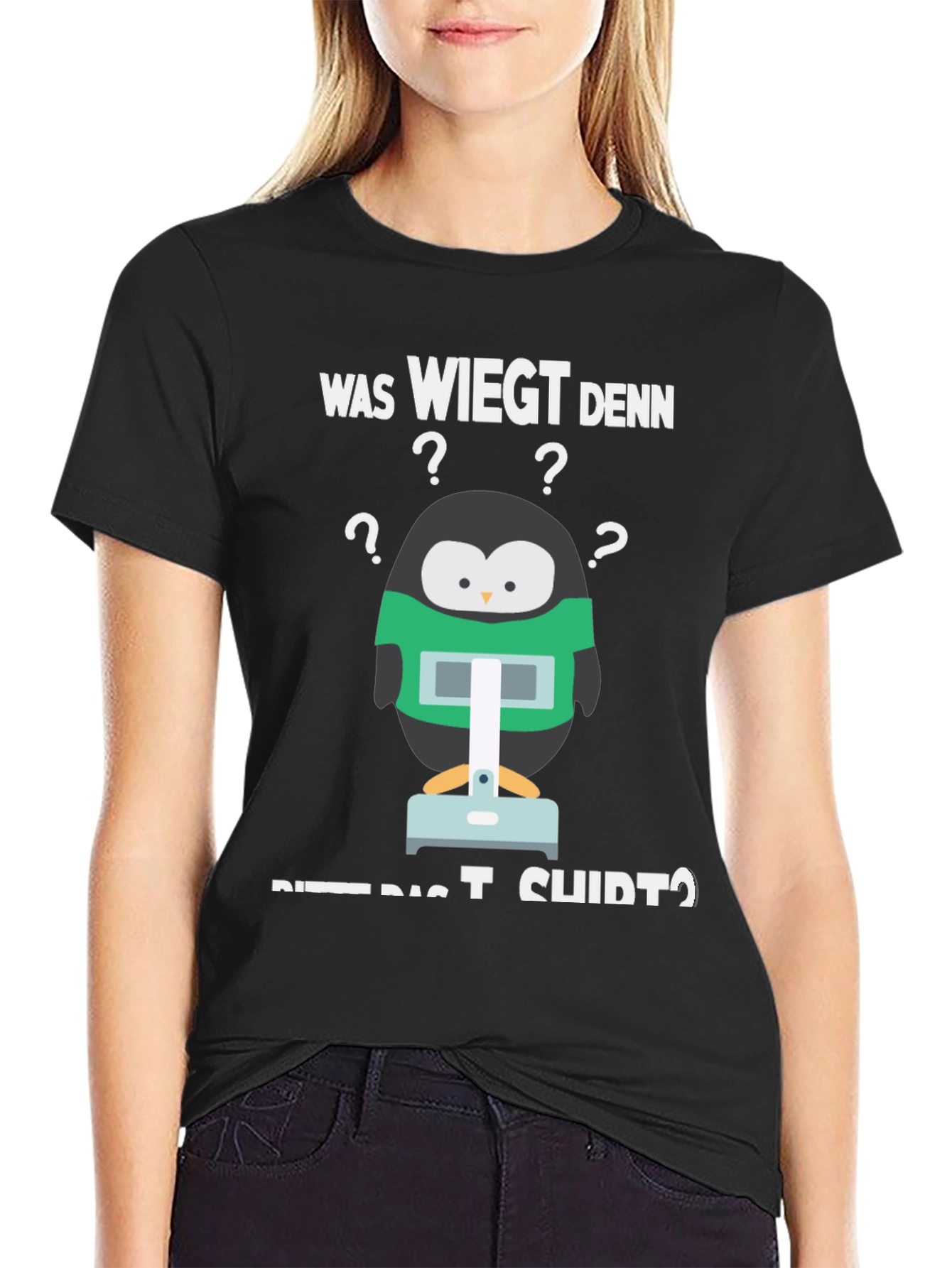 Black Penguin T-Shirt: What Does This T-Shirt Weigh? view 2