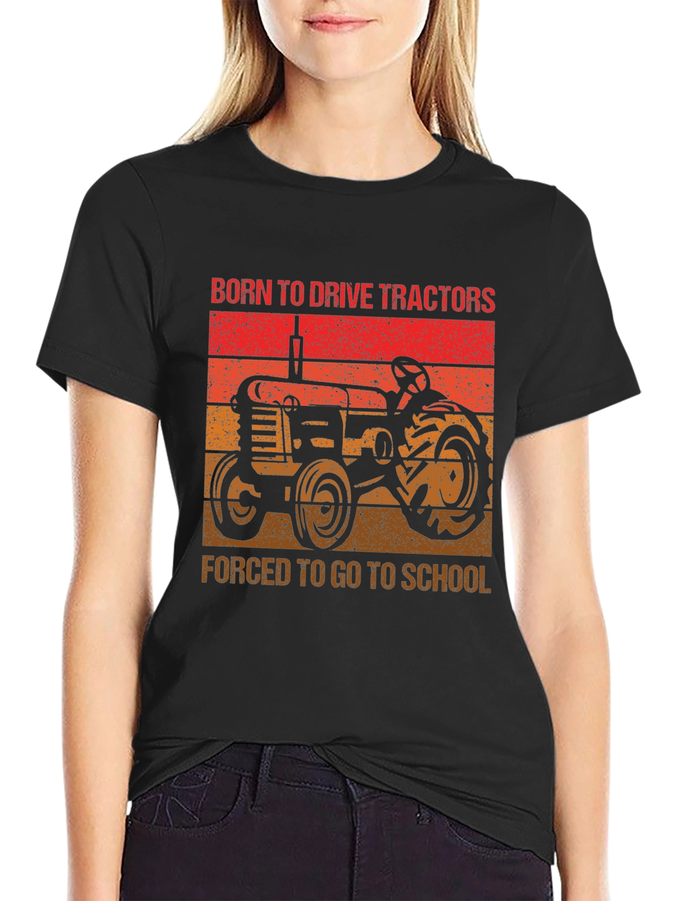 Born to Drive Tractors Graphic Tee - 2