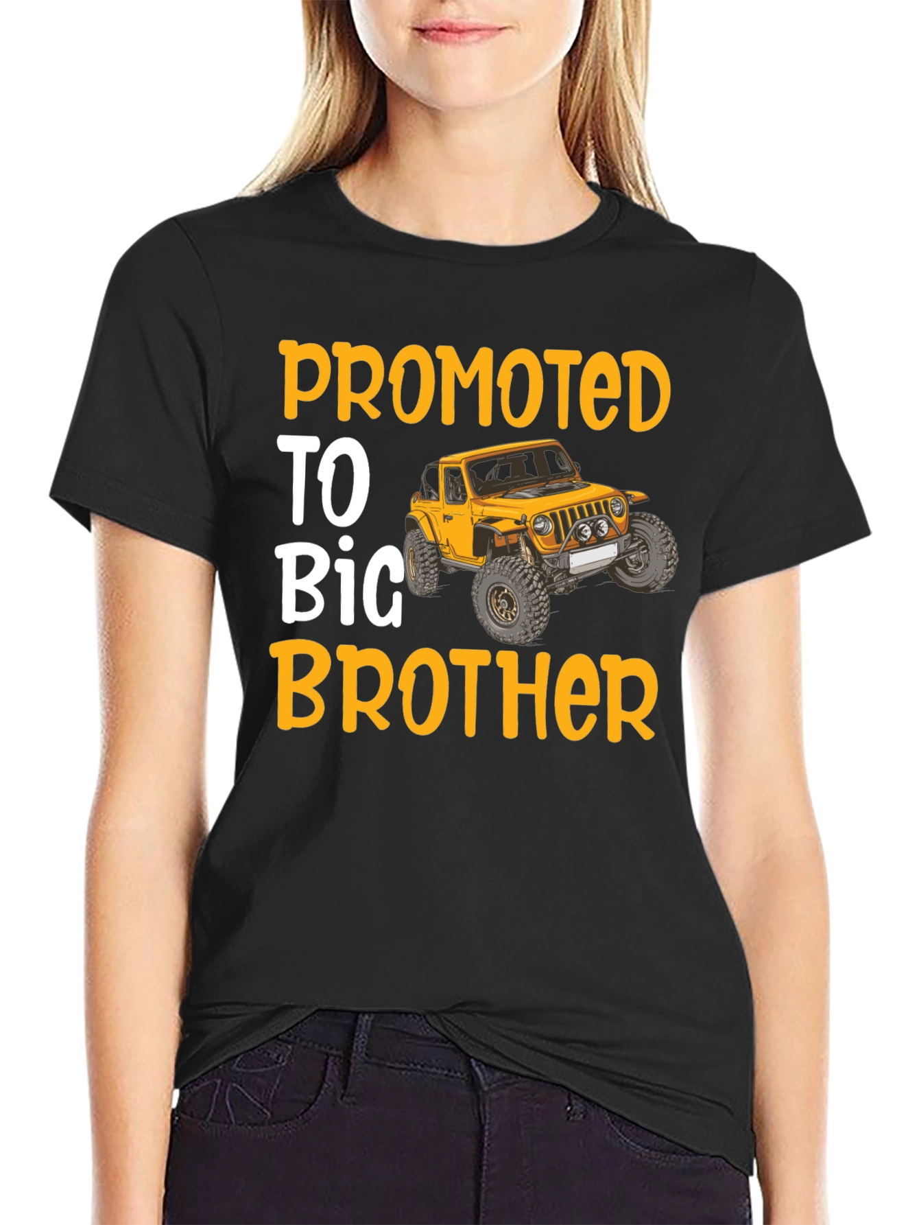 Black Promoted to Big Brother T-Shirt view 2