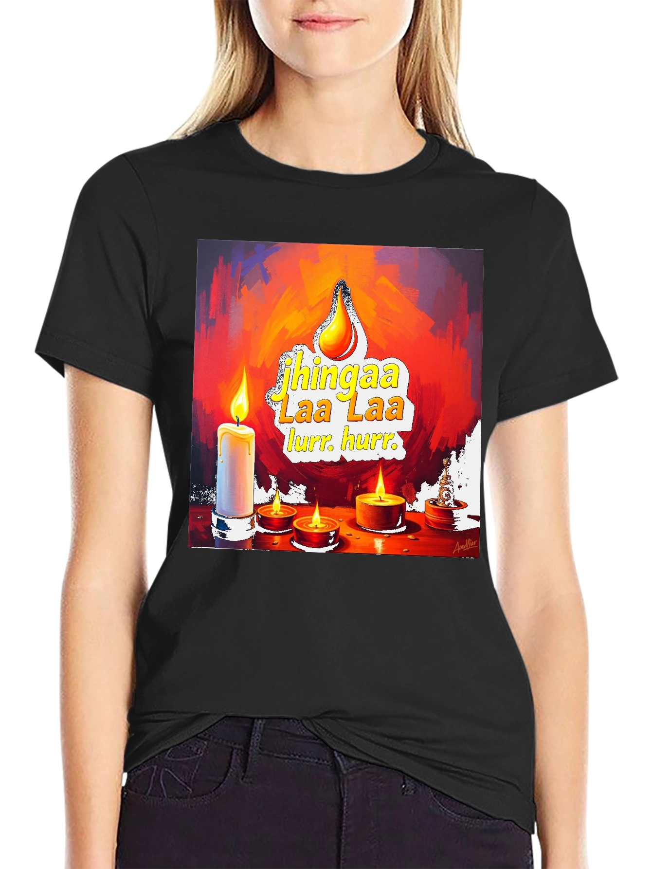 Candlelight Art Tee - 2