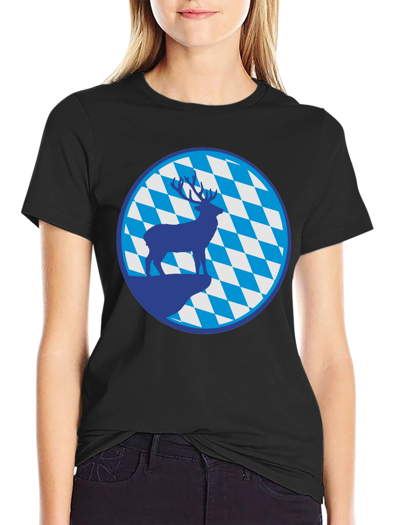 Black Deer & Bavaria T-Shirt view 2