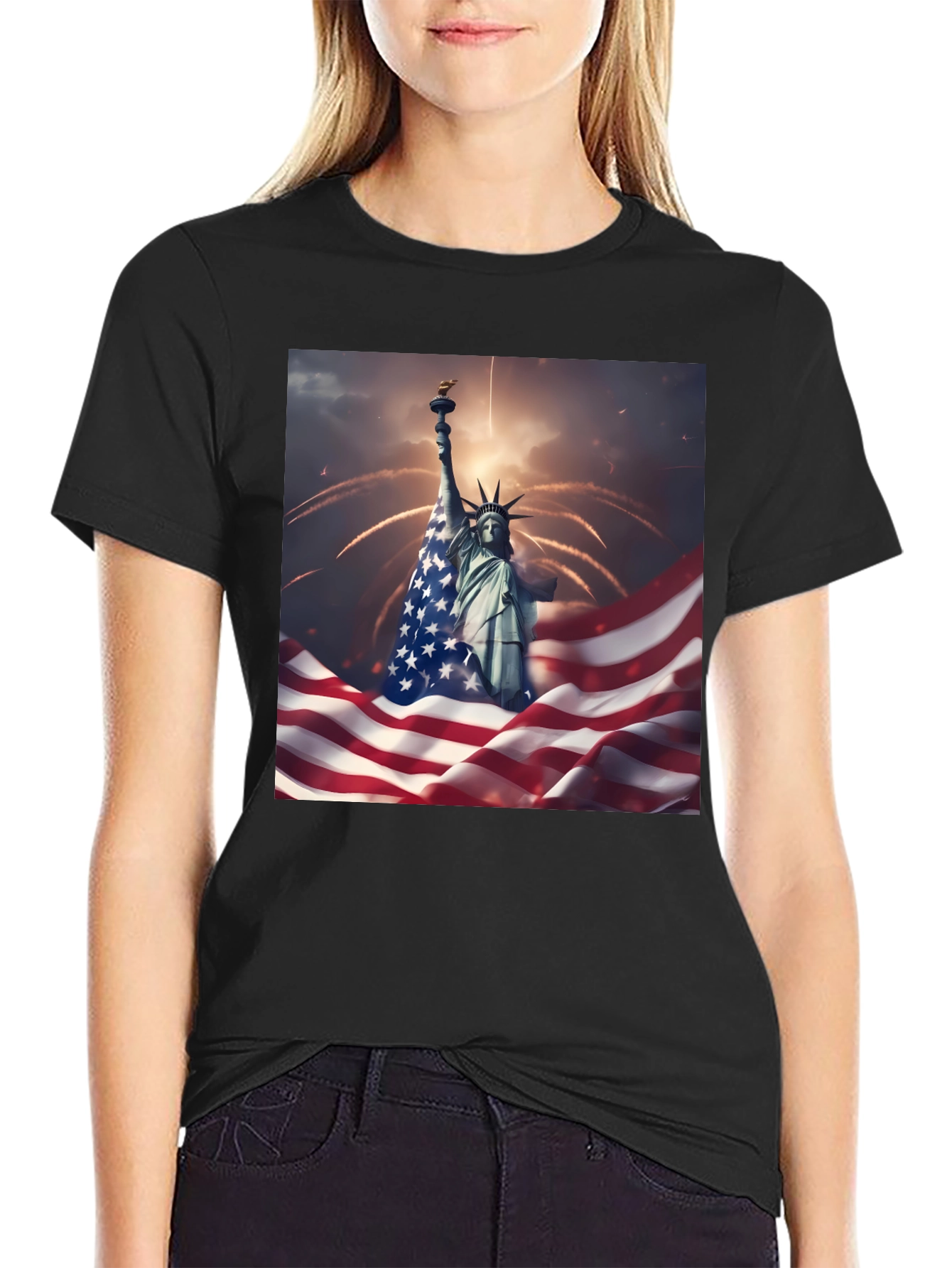 Statue of Liberty Graphic Tee - 2