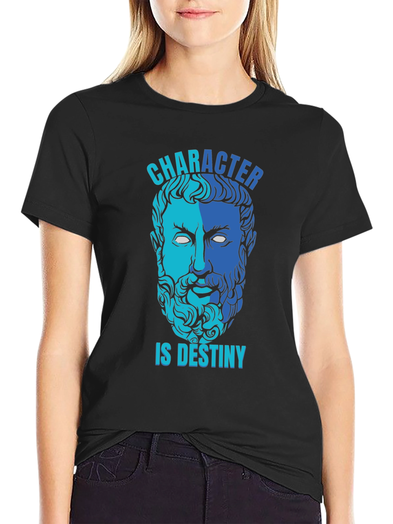 Black Character is Destiny Graphic T-Shirt view 2