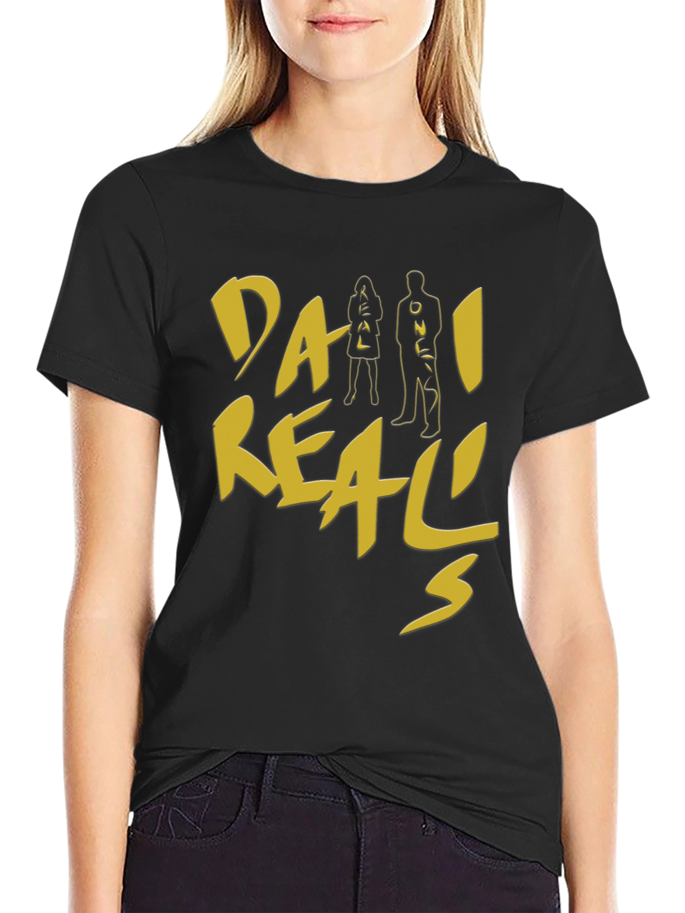 Black Dani Reals Only Black Graphic Tee view 2
