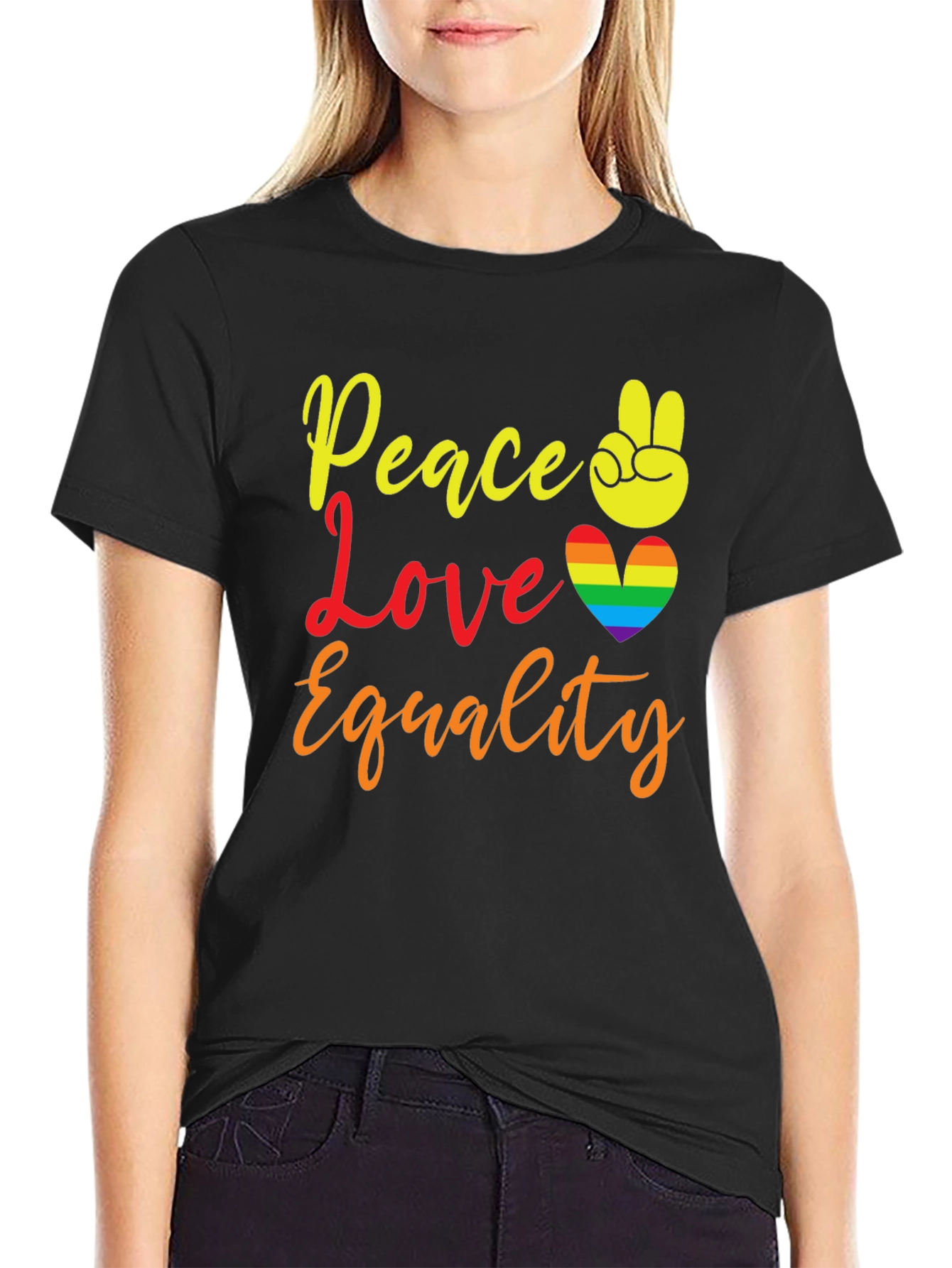 Peace Love Equality Pride T-Shirt - 2