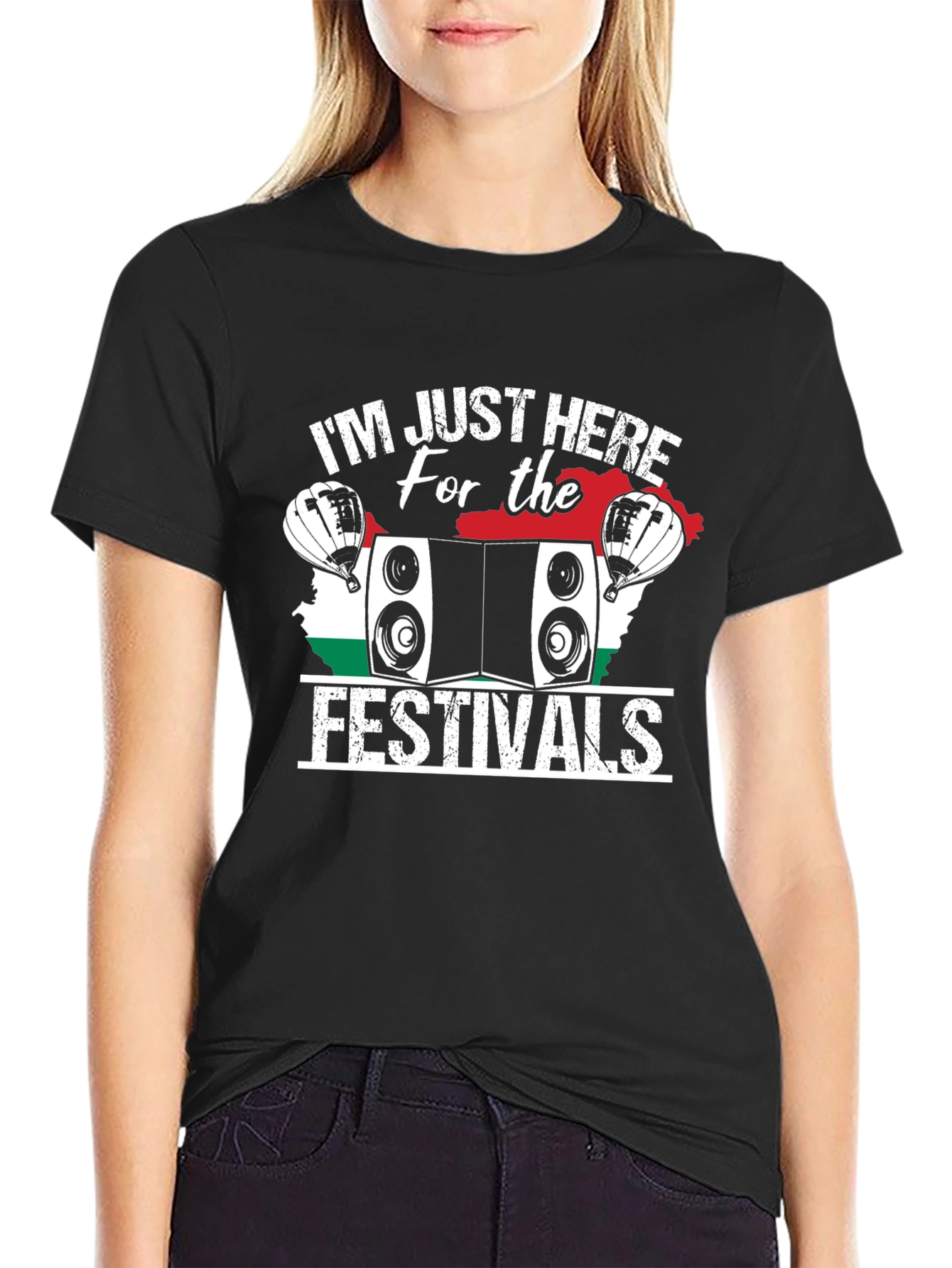 Festival Lover T-Shirt - I'm Just Here for the Festivals - 2