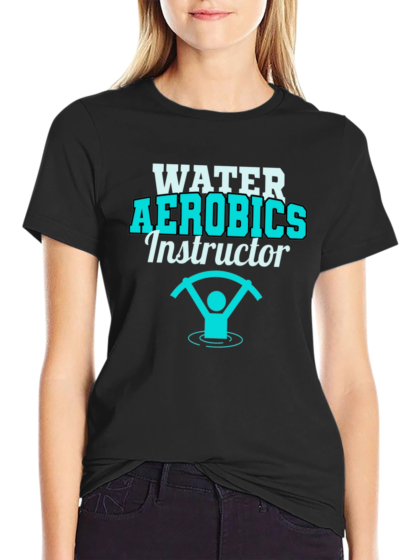 Water Aerobics Instructor Graphic T-Shirt - 2