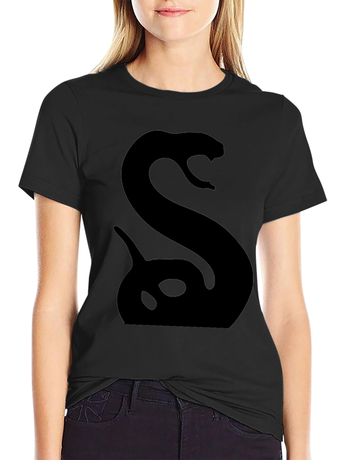Black Black Snake Graphic Tee - Men's Fashion view 2