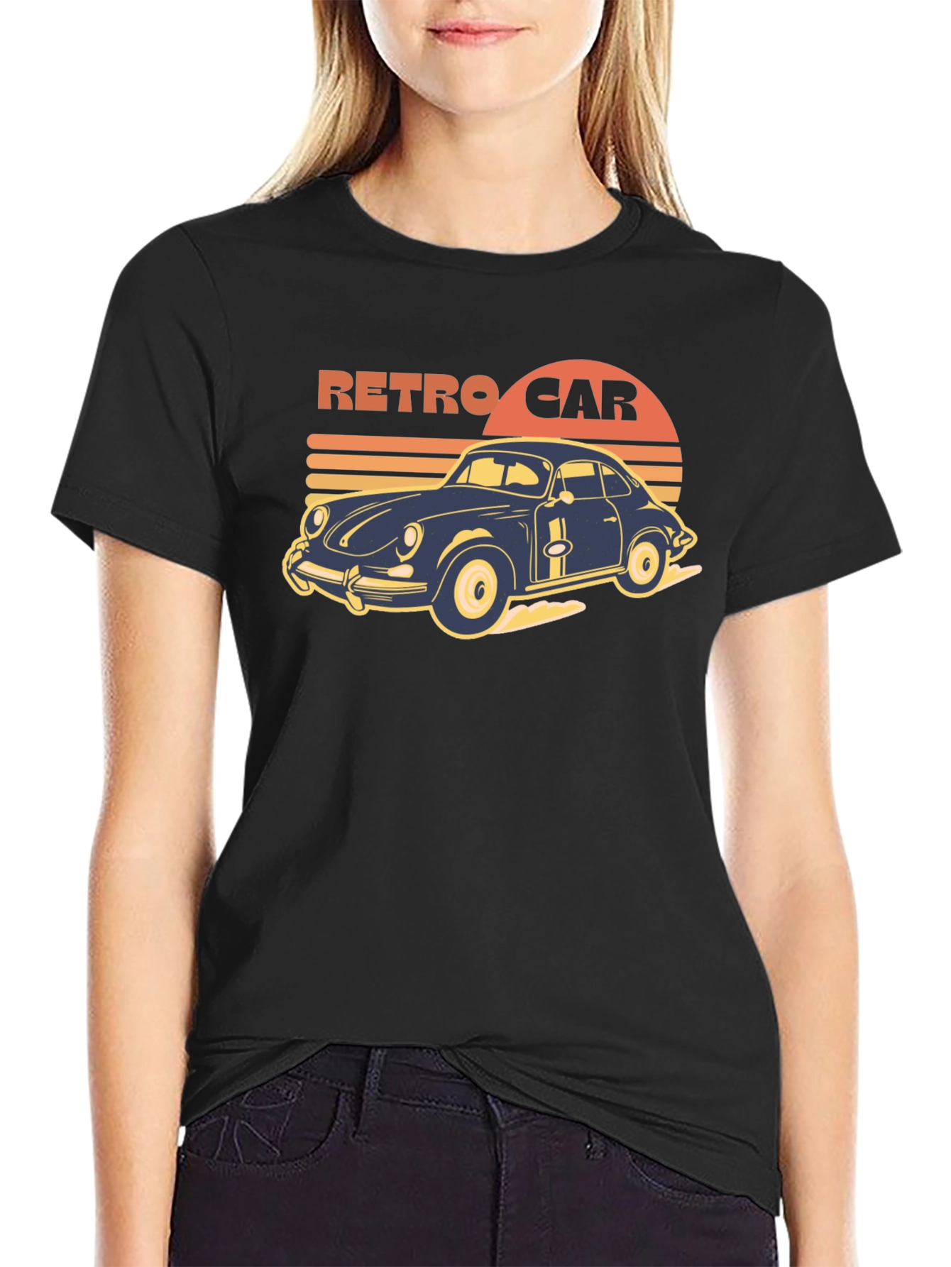 Retro Car Graphic Tee - Vintage Style T-Shirt - 2