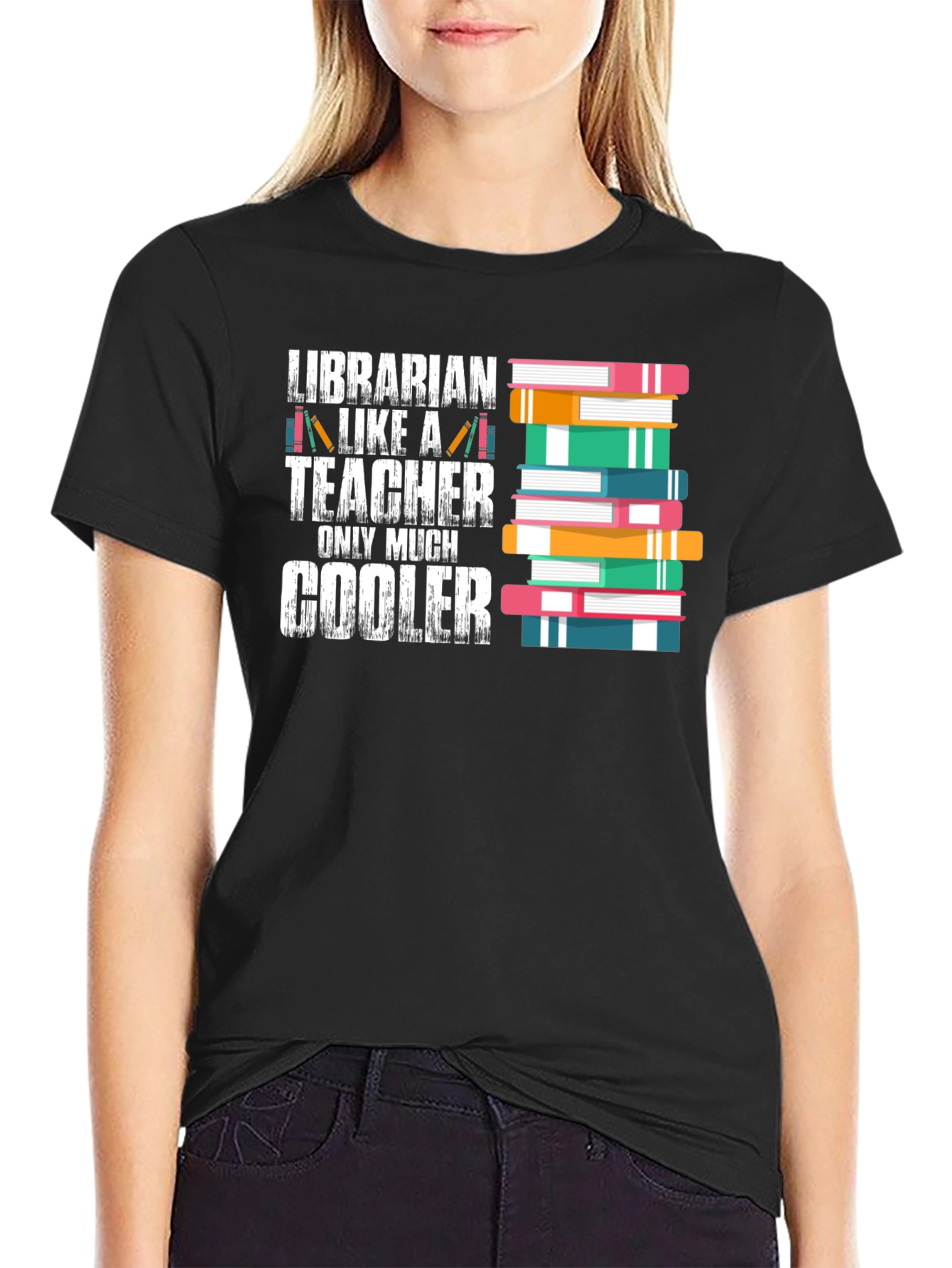 Librarian Cooler T-Shirt - Book Lover Apparel - 2