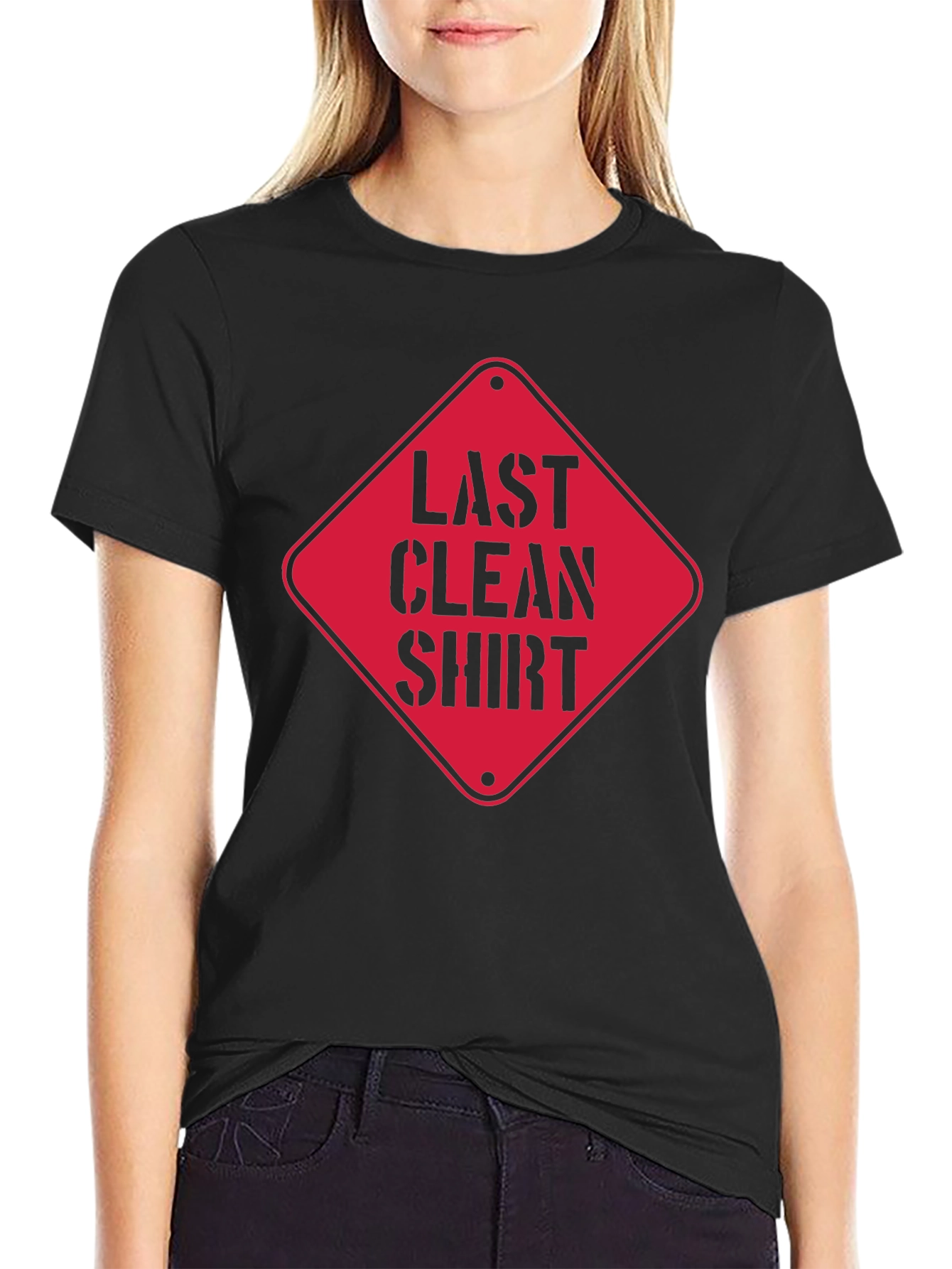 Black Last Clean Shirt Graphic Tee view 2