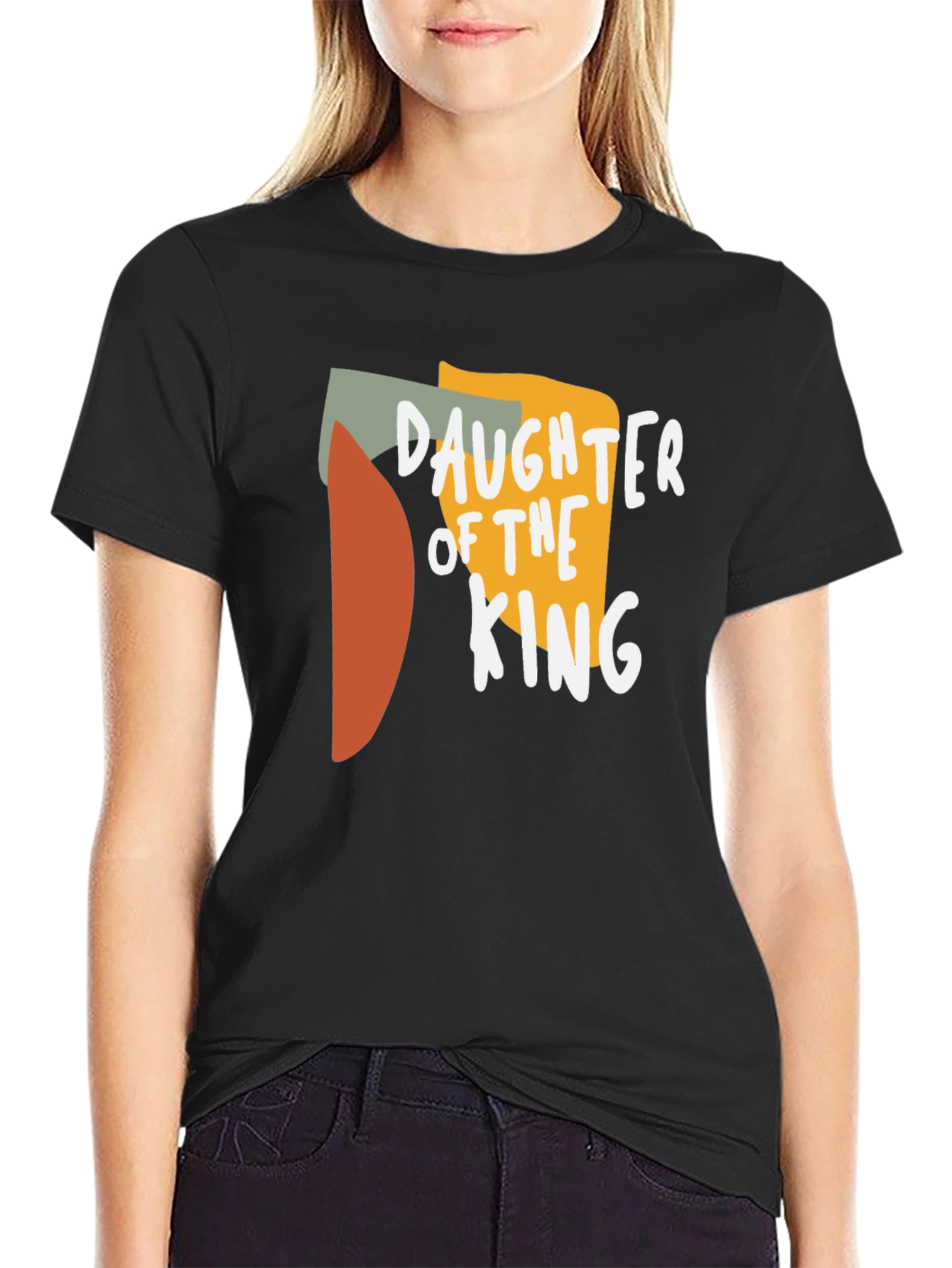 Black Daughter of the King Graphic T-Shirt - Black view 2