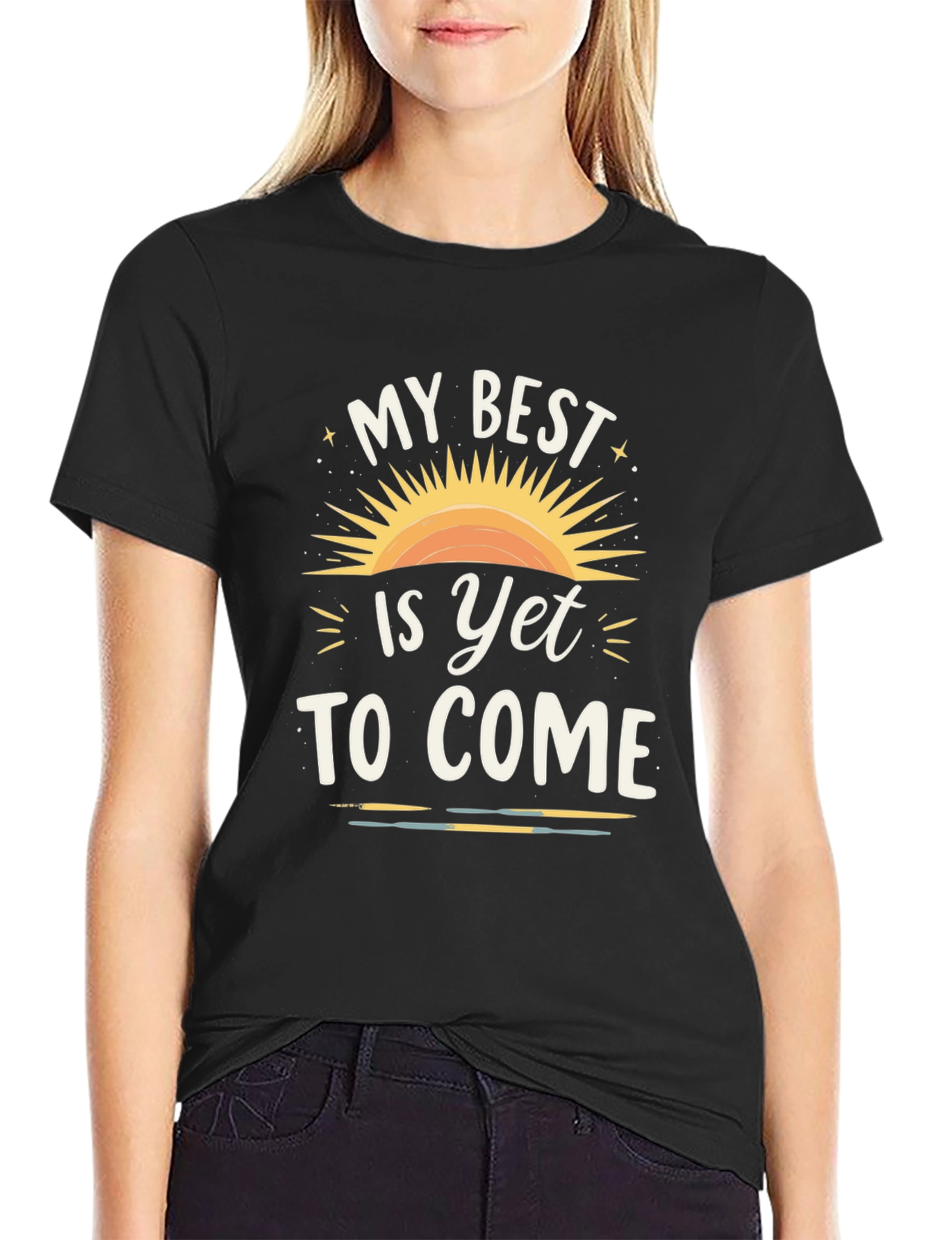 Black My Best Is Yet to Come T-Shirt view 2