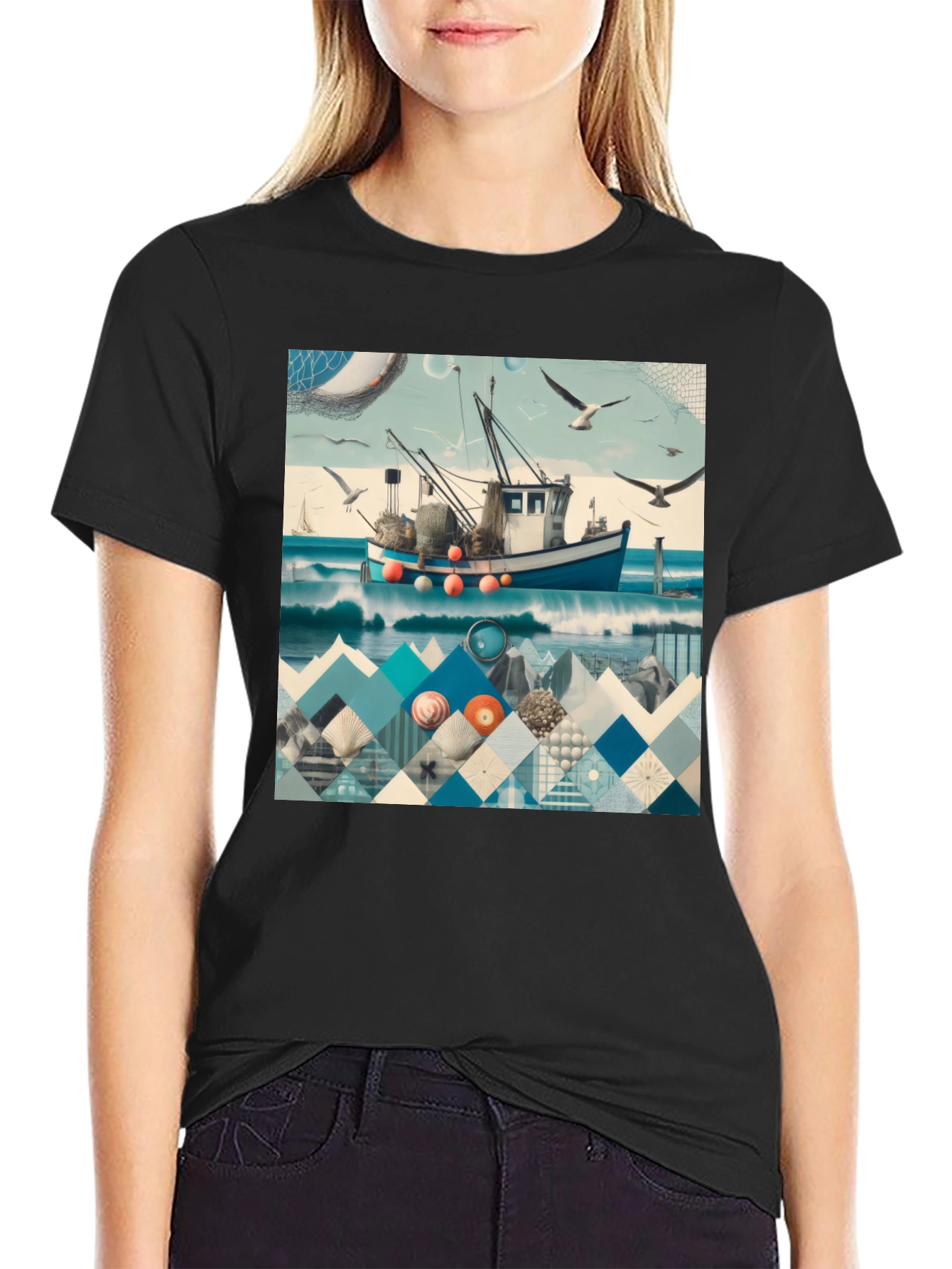 Nautical Patchwork T-Shirt - 2