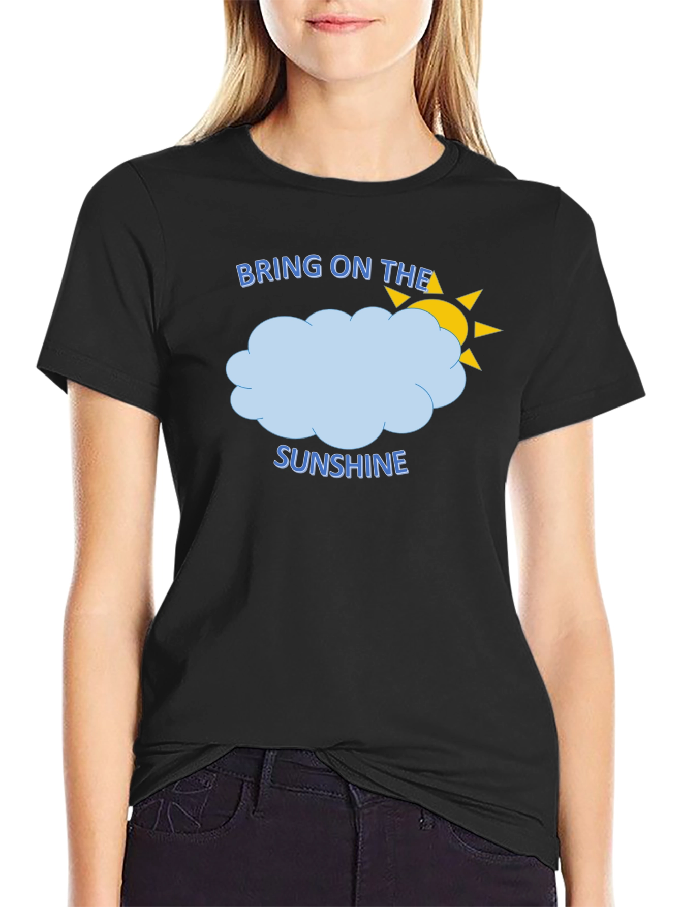 Black Bring on the Sunshine Graphic Tee view 2