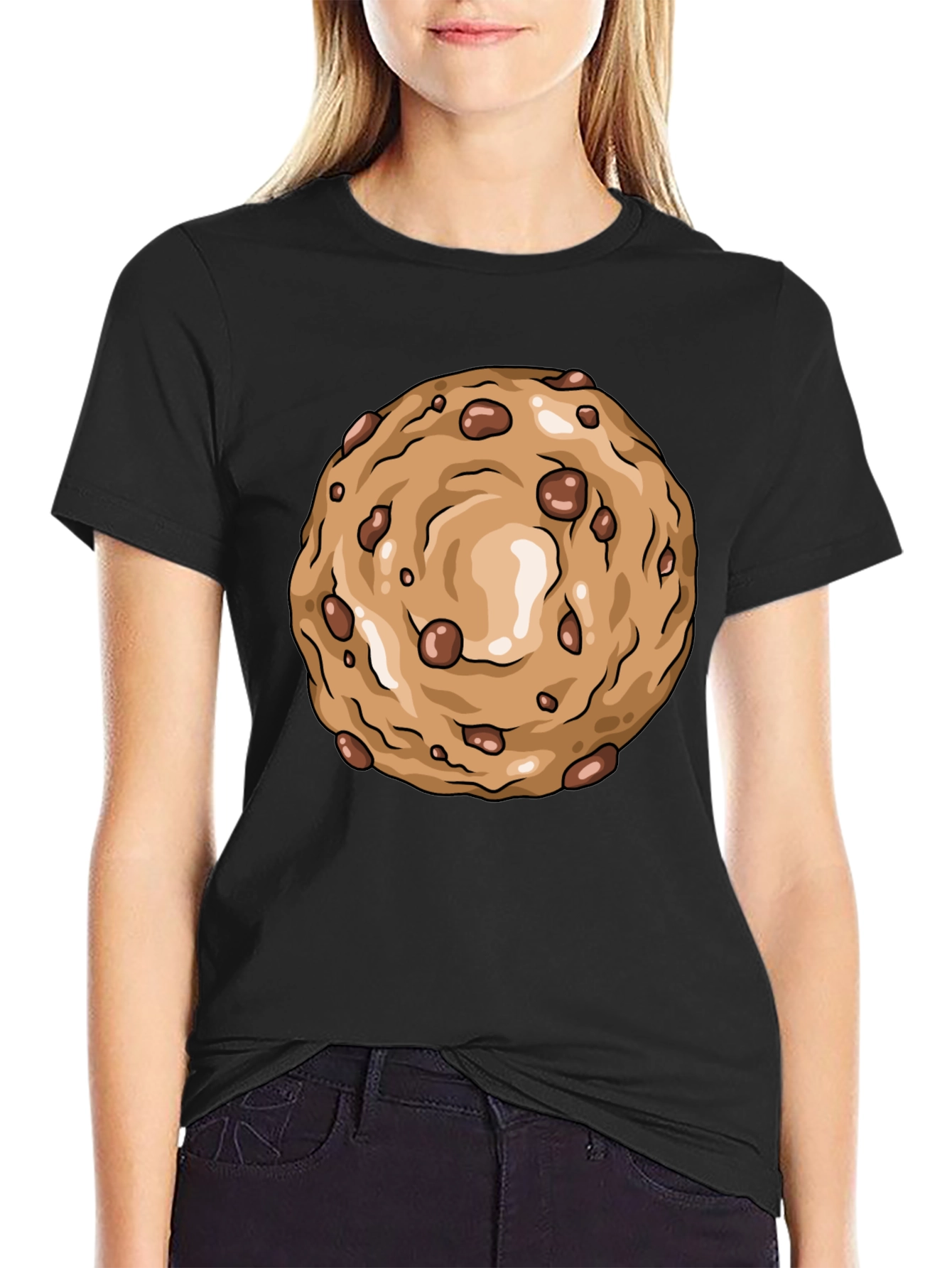 Black Cookie T-Shirt - Deliciously Funny Graphic Tee! view 2