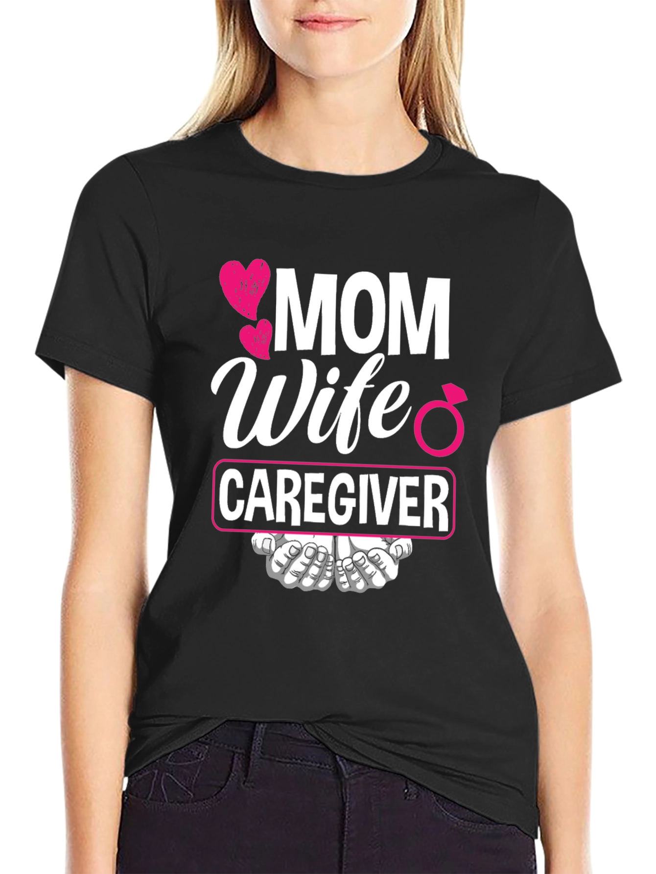 Mom Wife Caregiver T-Shirt - Ideal Gift! - 2
