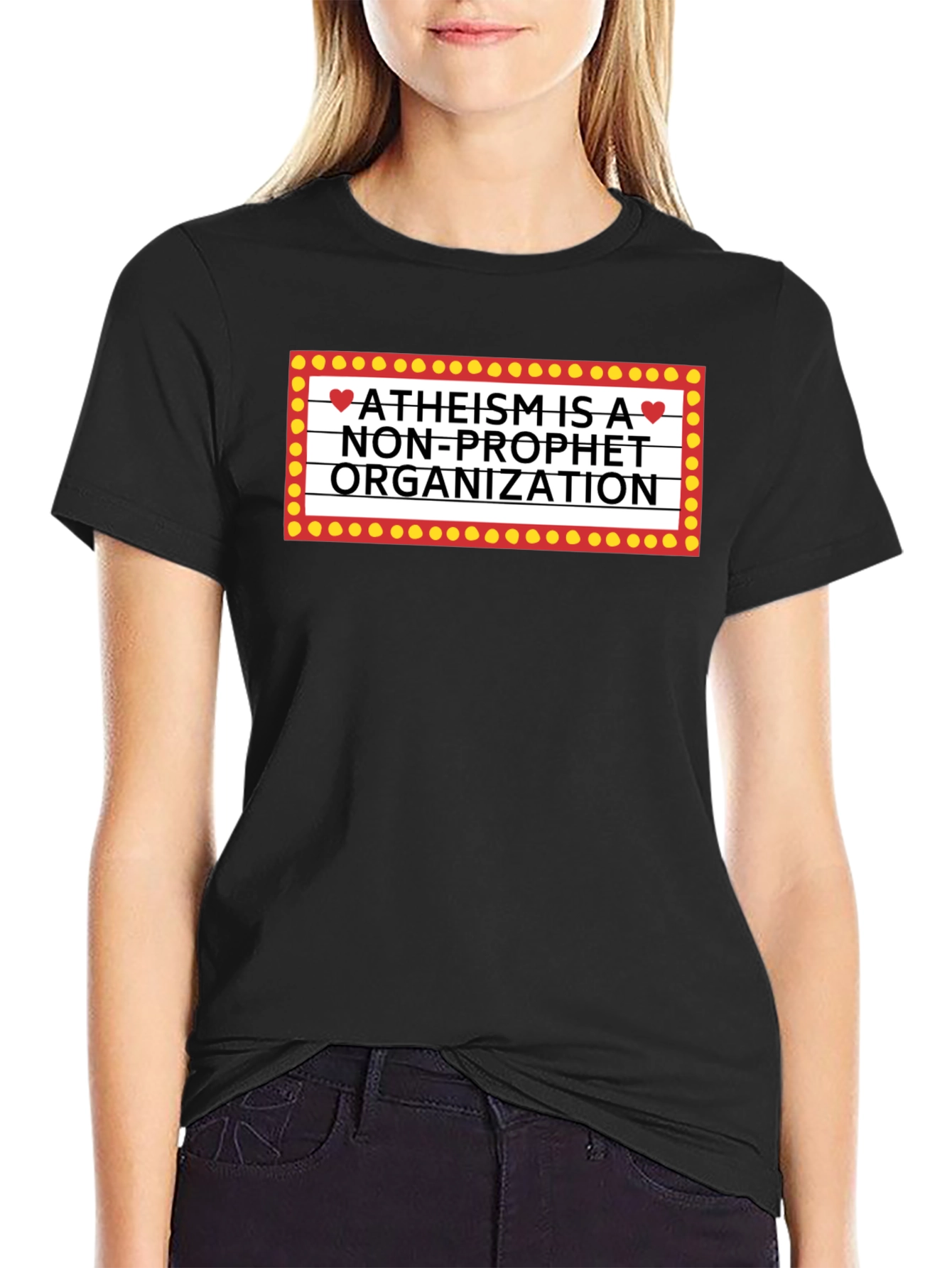 Black Atheism is a Non-Profit T-Shirt view 2