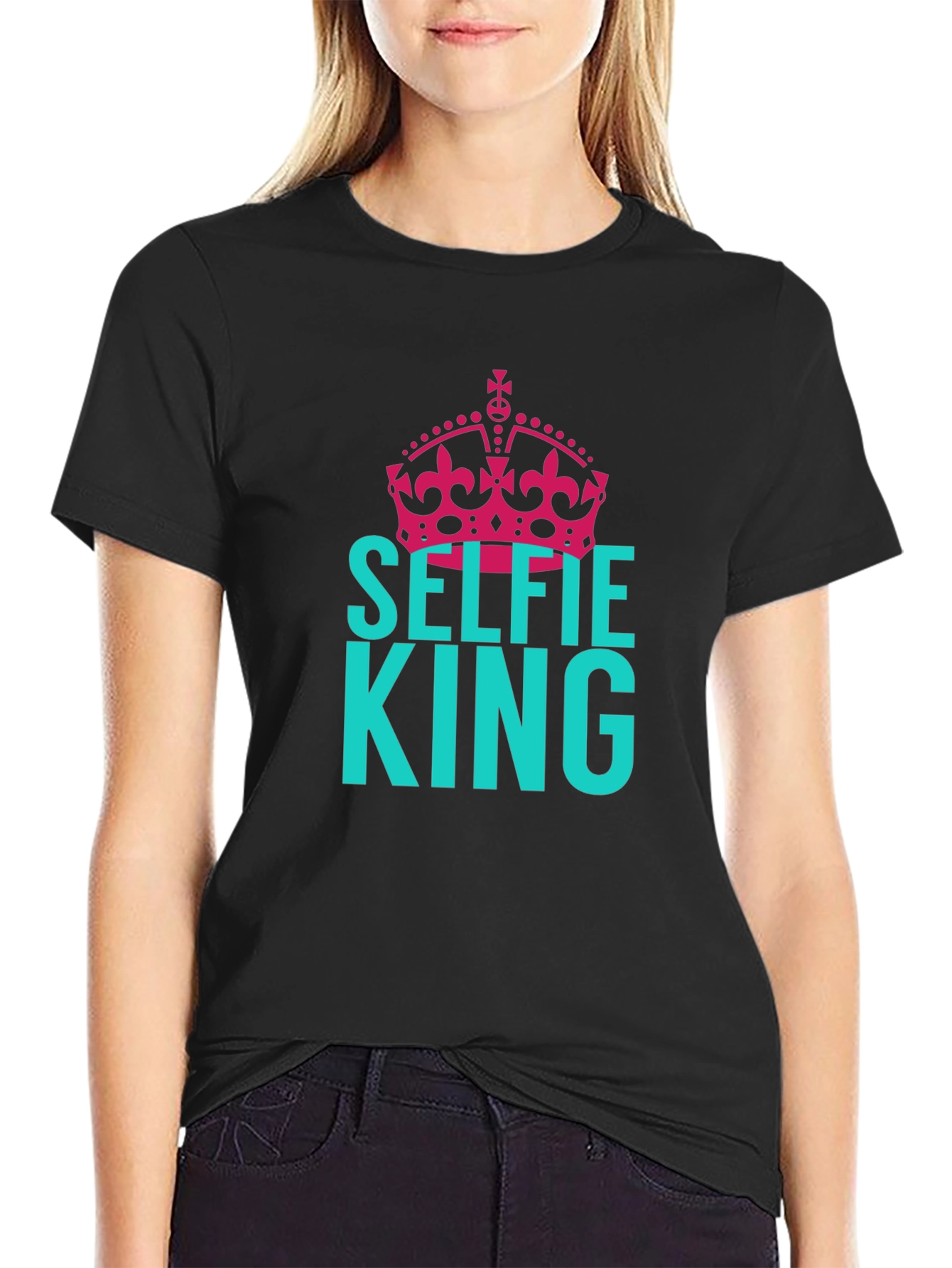 Selfie King Graphic Tee - Cool Design - 2