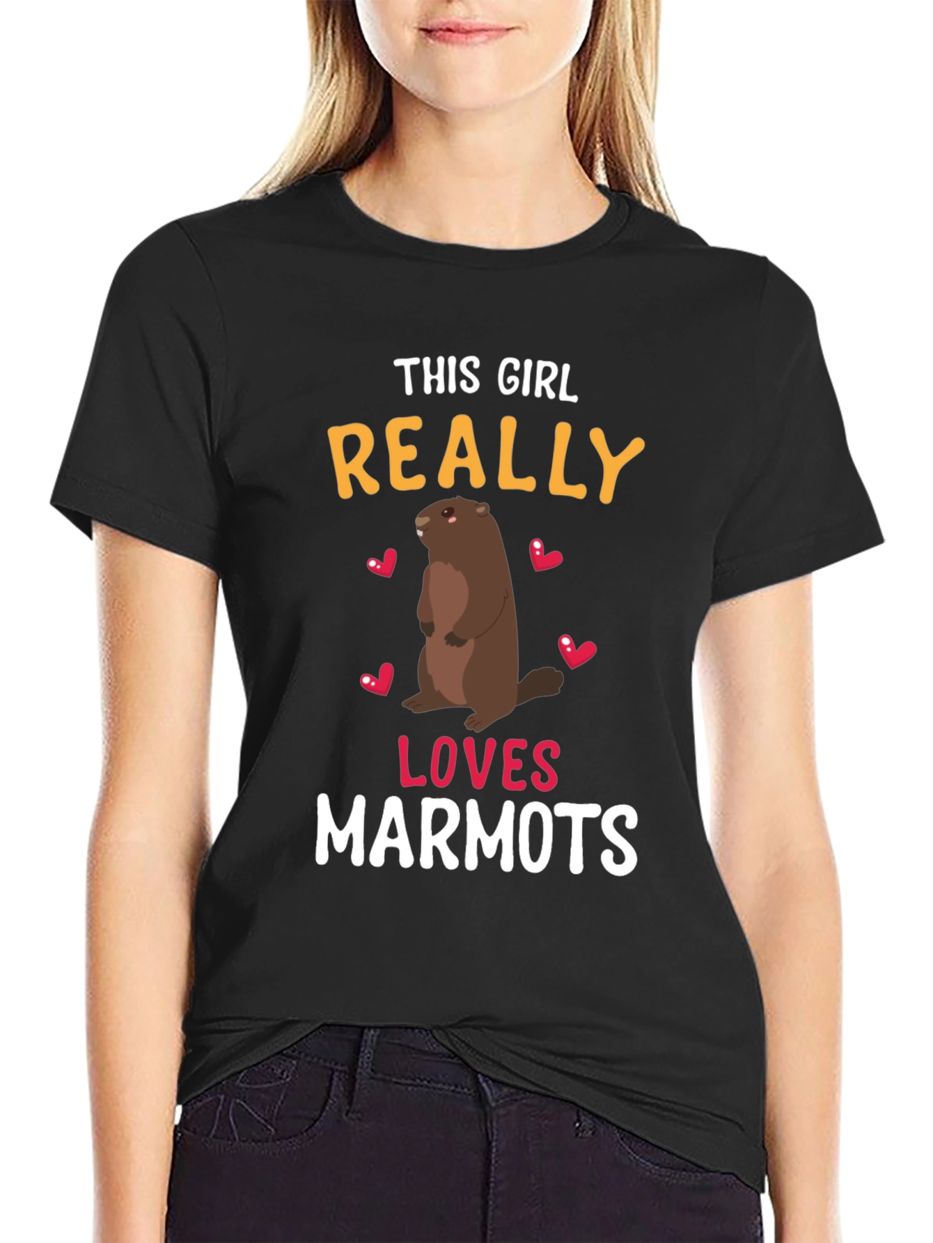 This Girl Really Loves Marmots T-Shirt - 2