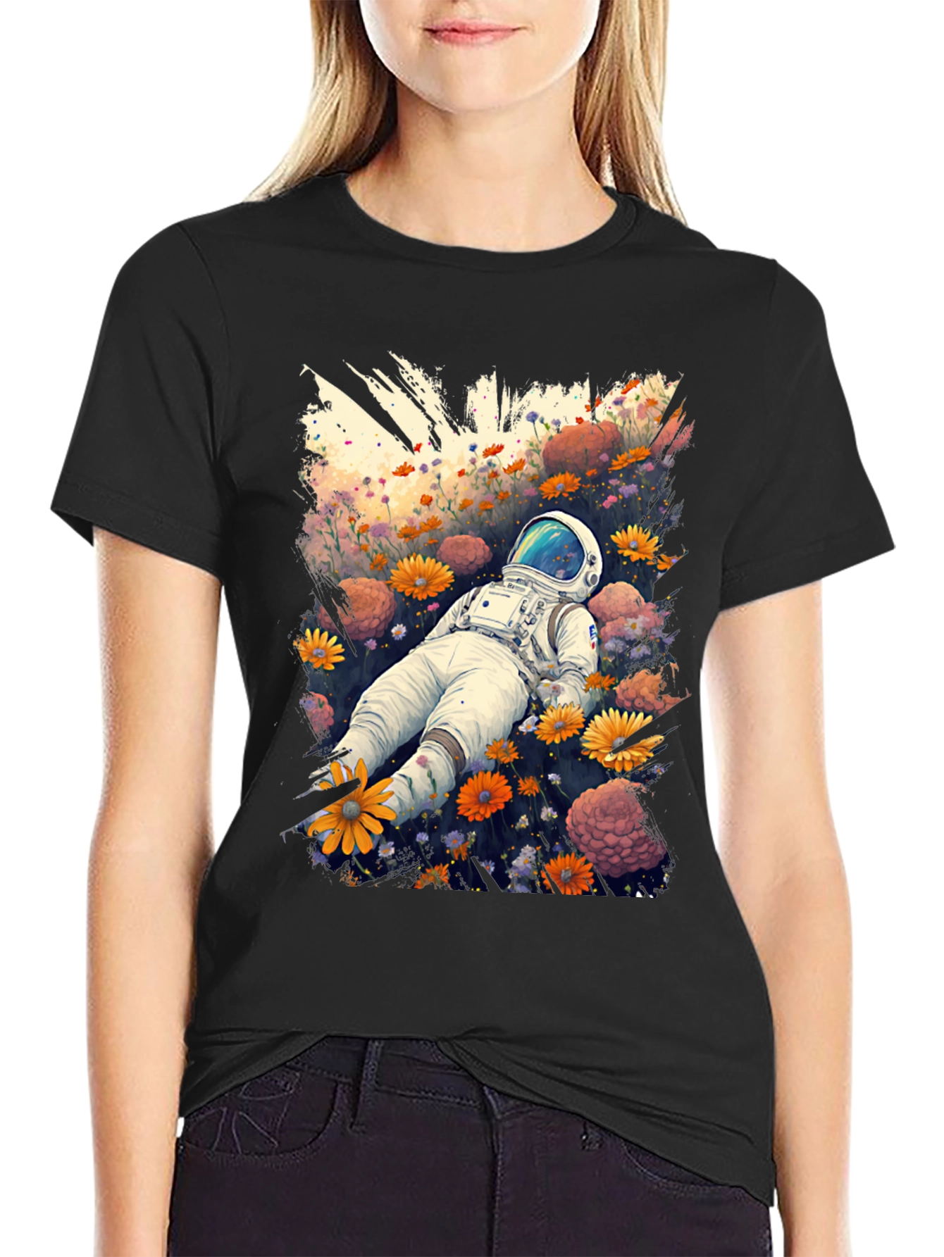 Astronaut in Bloom Graphic Tee - 2
