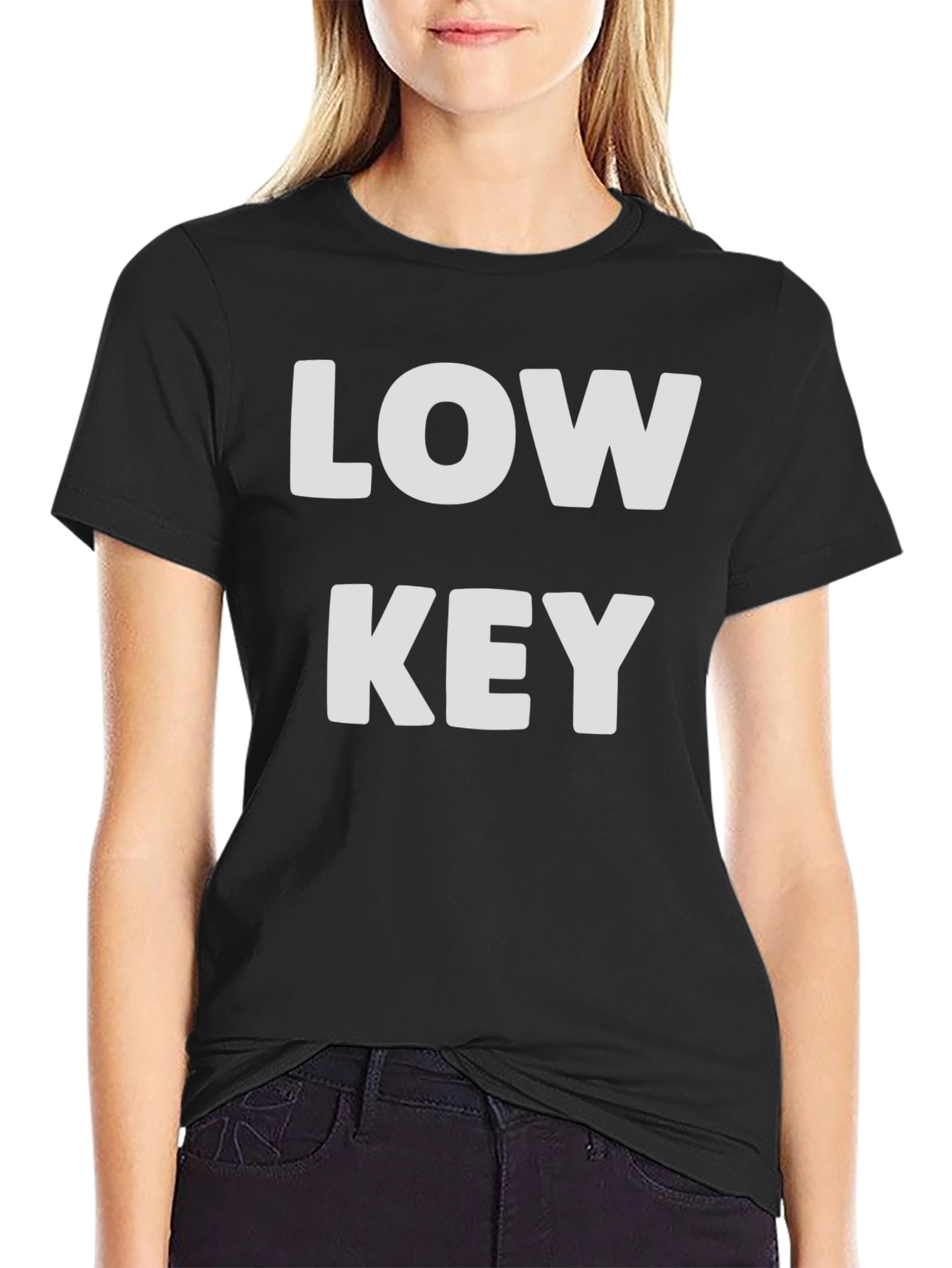 Black Low Key Graphic T-Shirt - Casual Menswear view 2
