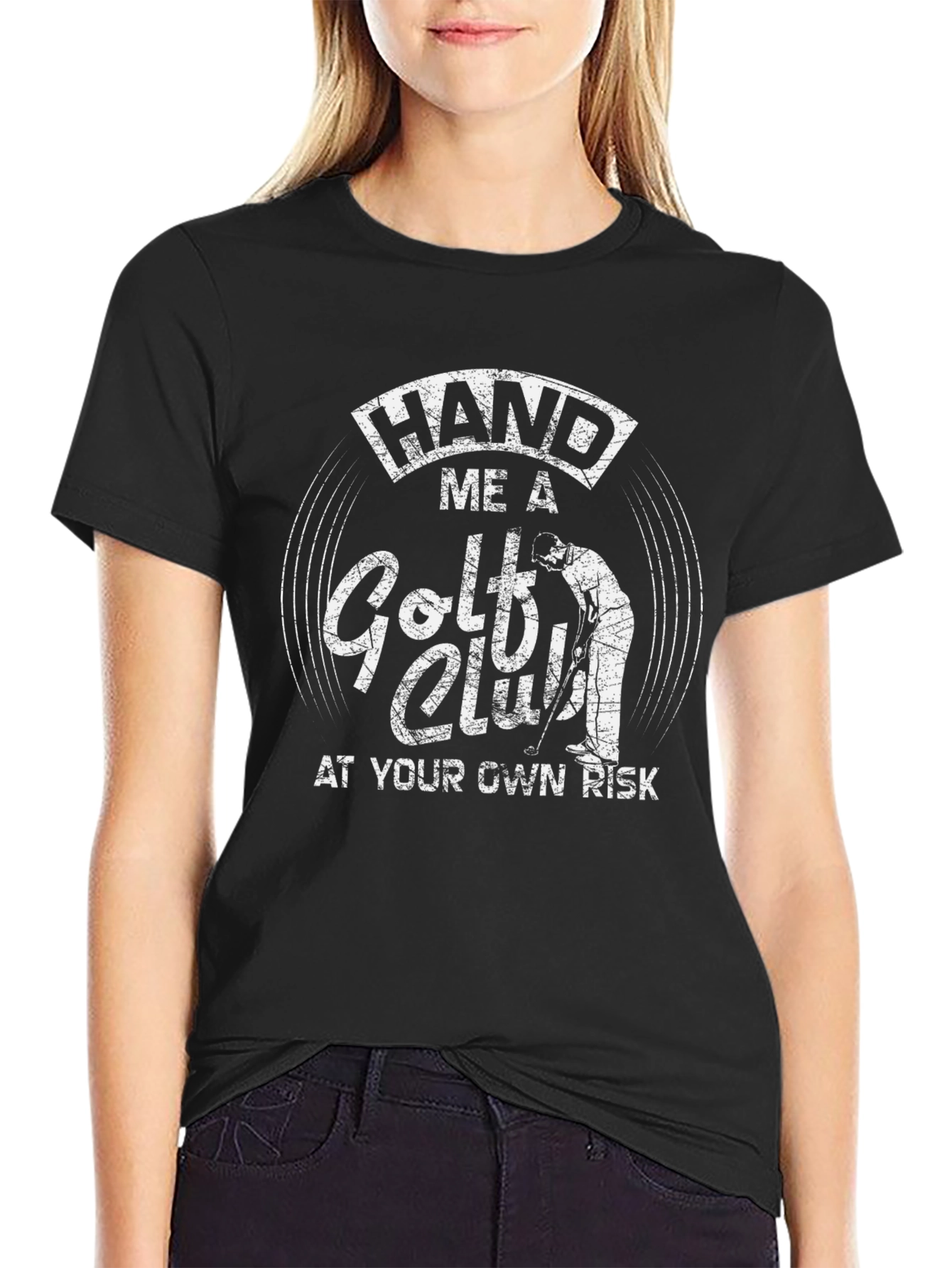 Hand Me A Golf Club T-Shirt - At Your Own Risk! - 2
