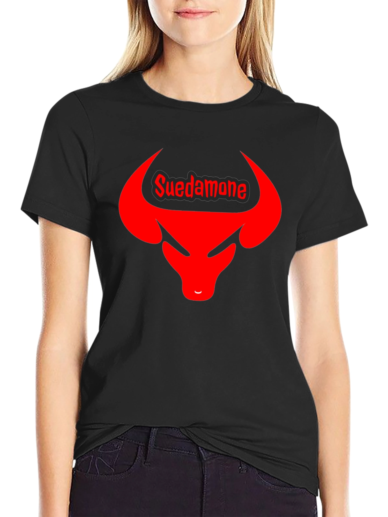 Black Red Bull T-Shirt - Black Cotton Blend view 2