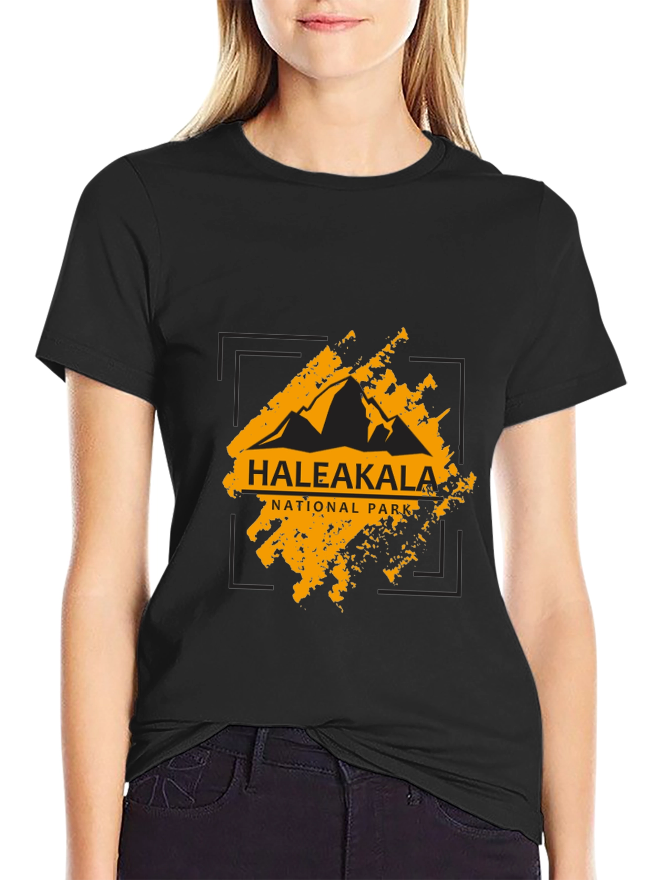 Black Haleakala National Park Black T-Shirt view 2