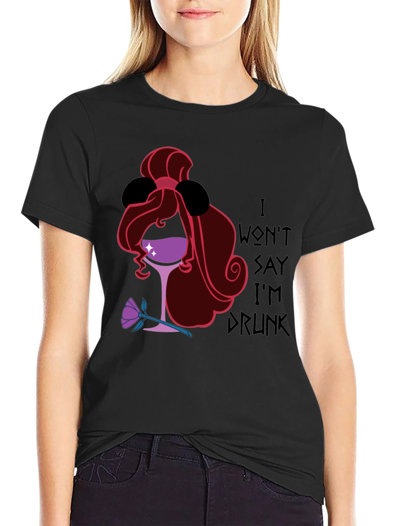 Black I Won't Say I'm Drunk T-Shirt view 2