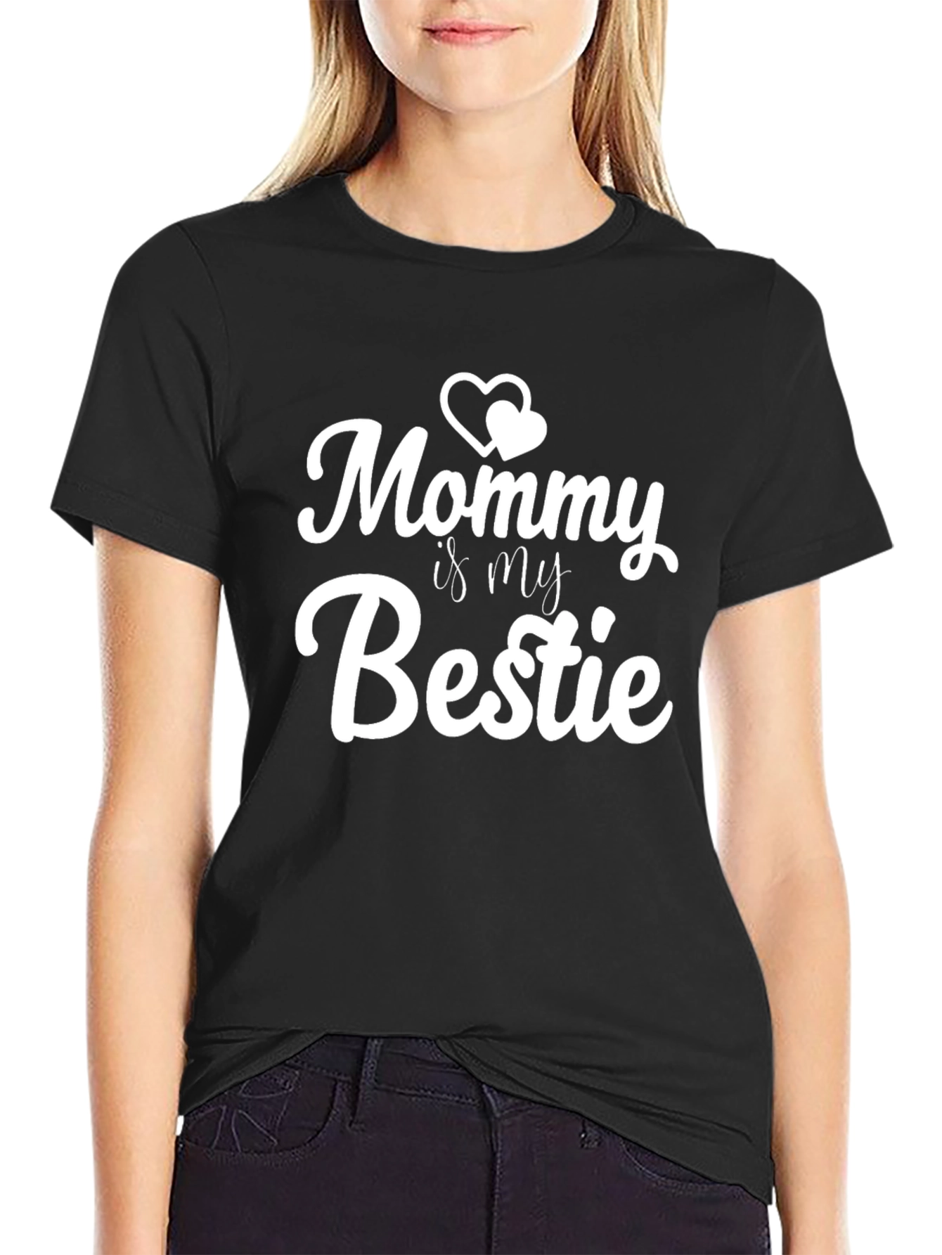 Black Mommy Is My Bestie T-Shirt view 2