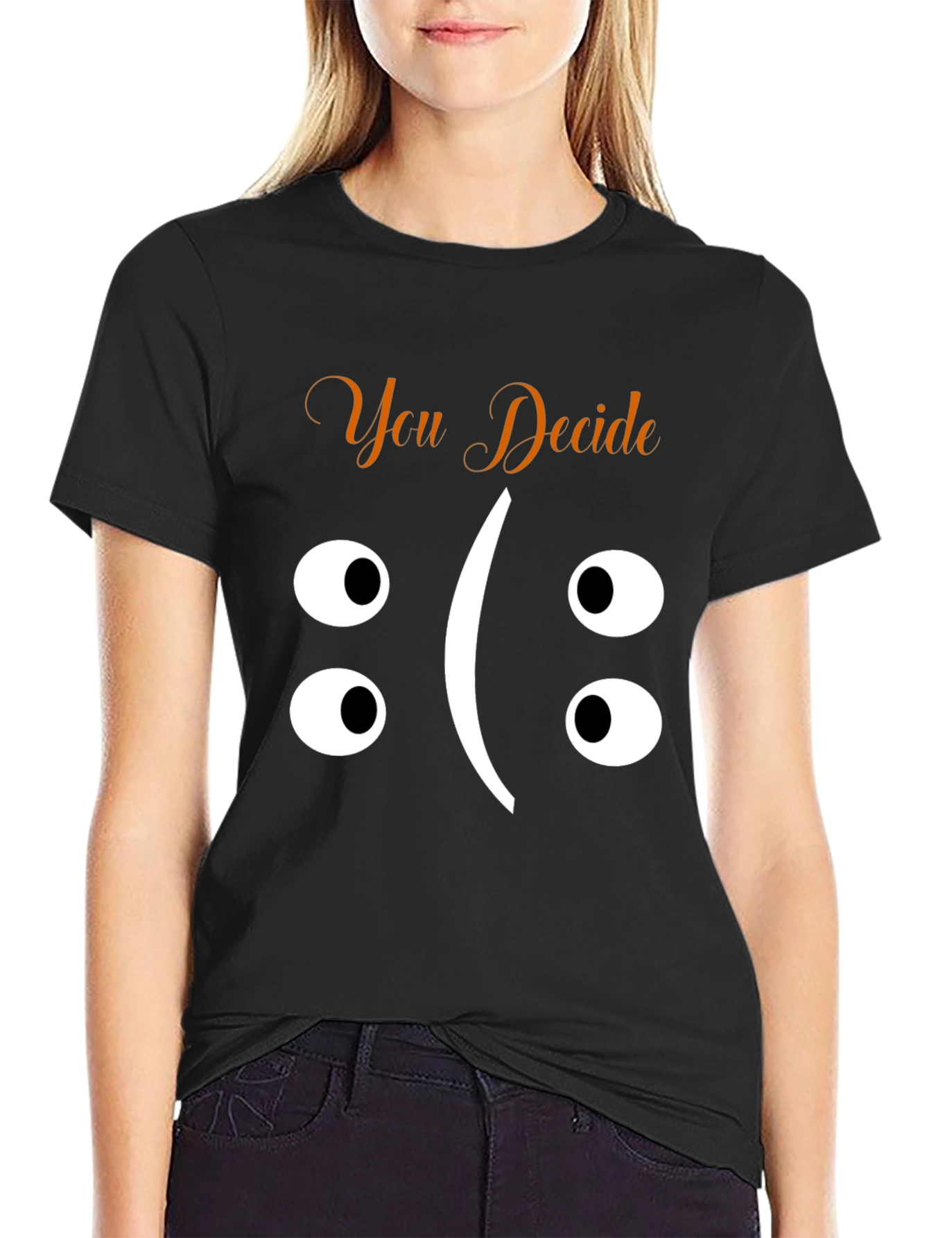 Black You Decide Graphic T-Shirt - Unisex view 2