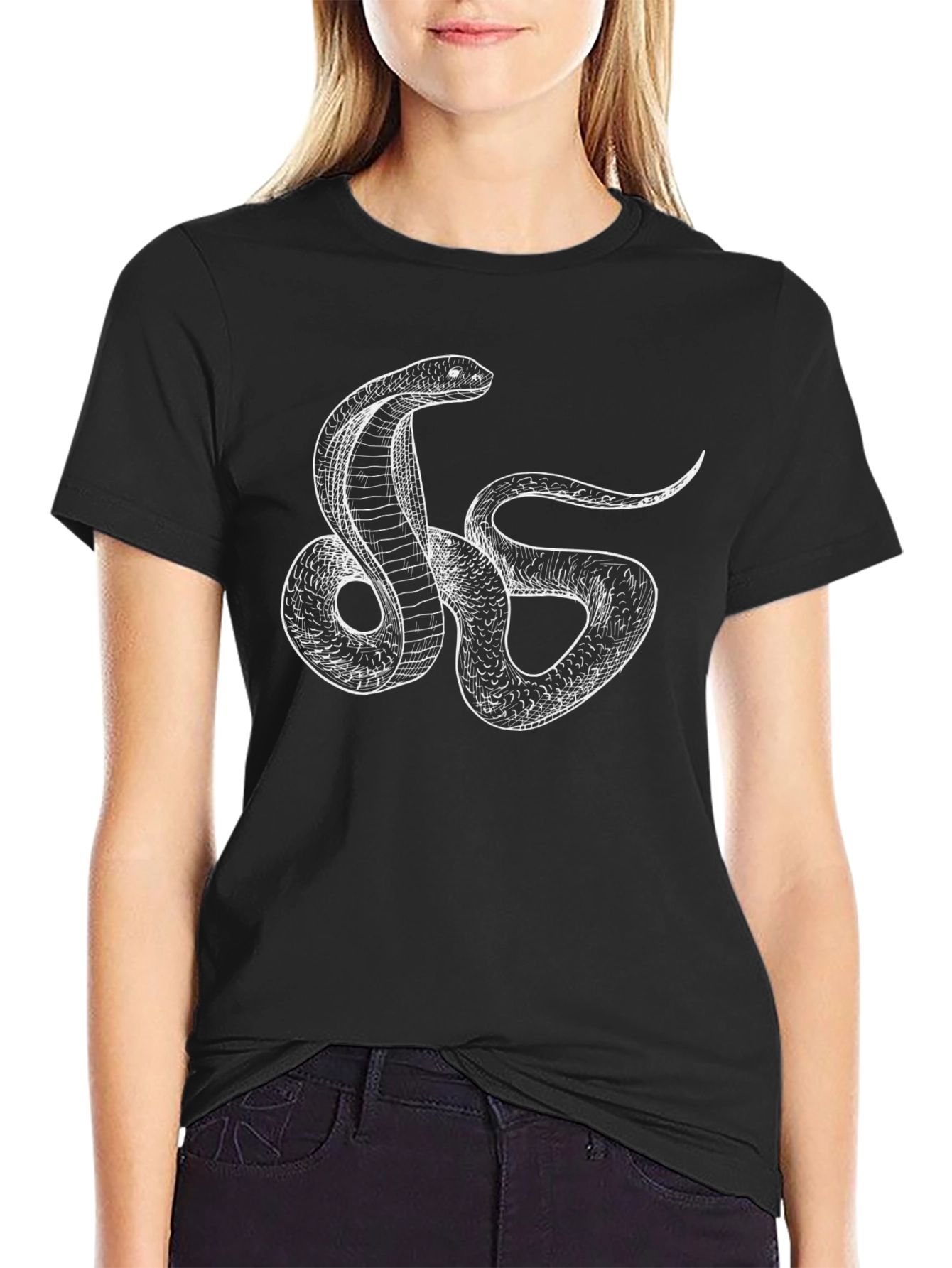 Cobra Graphic Tee - Cool Snake Design - 2