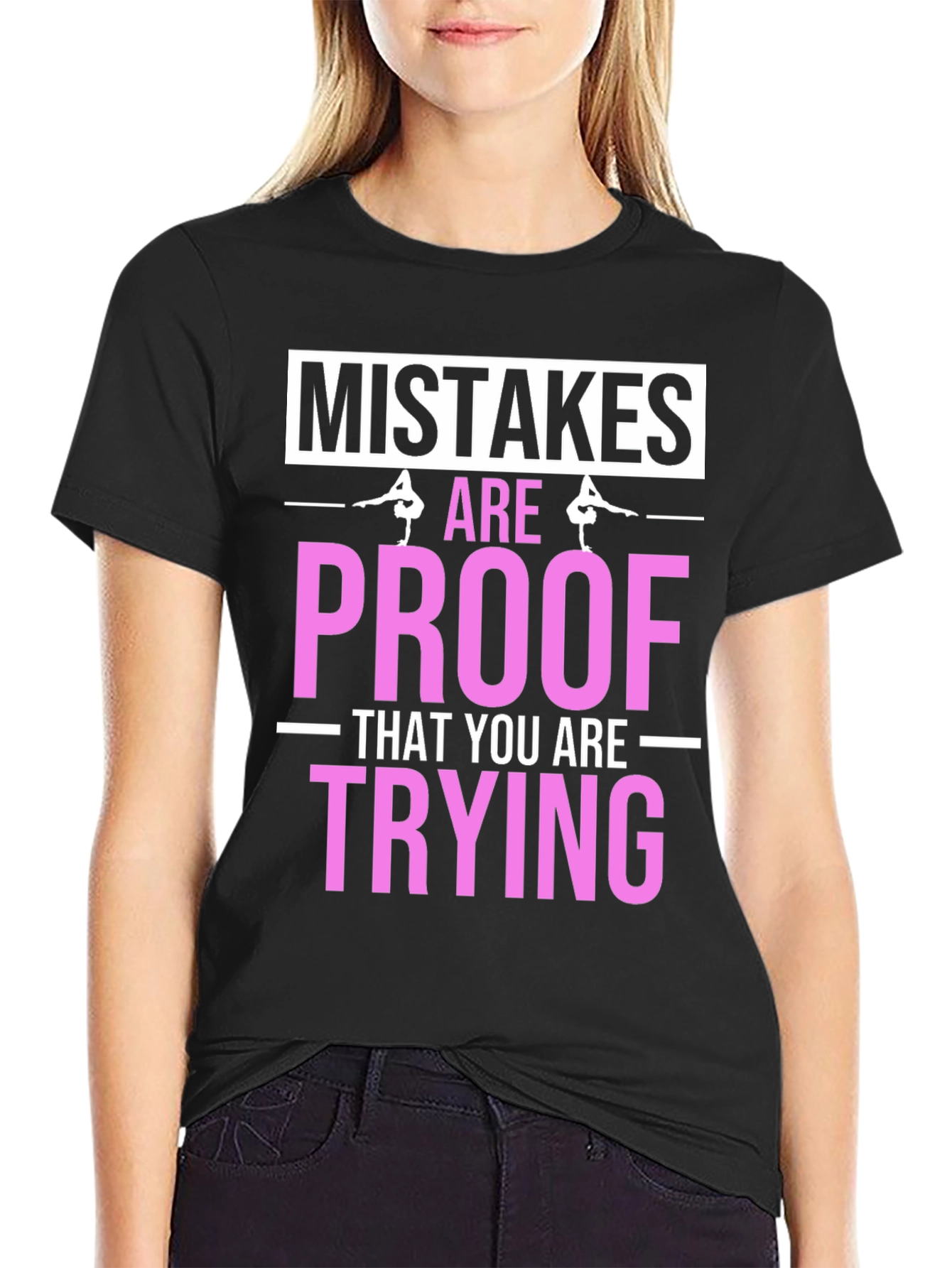 Black Mistakes are Proof T-Shirt view 2