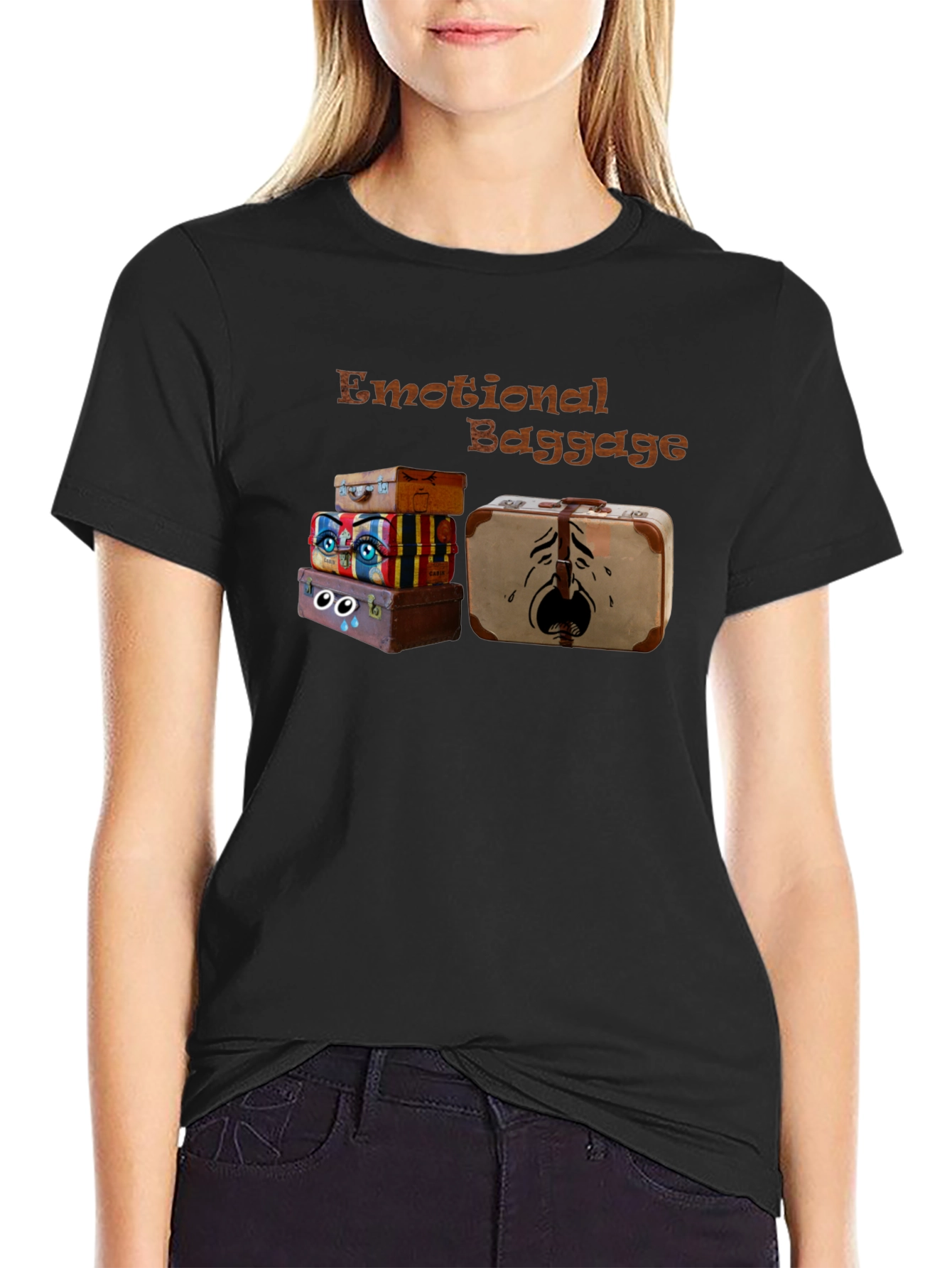 Emotional Baggage Graphic Tee - Unique Design - 2