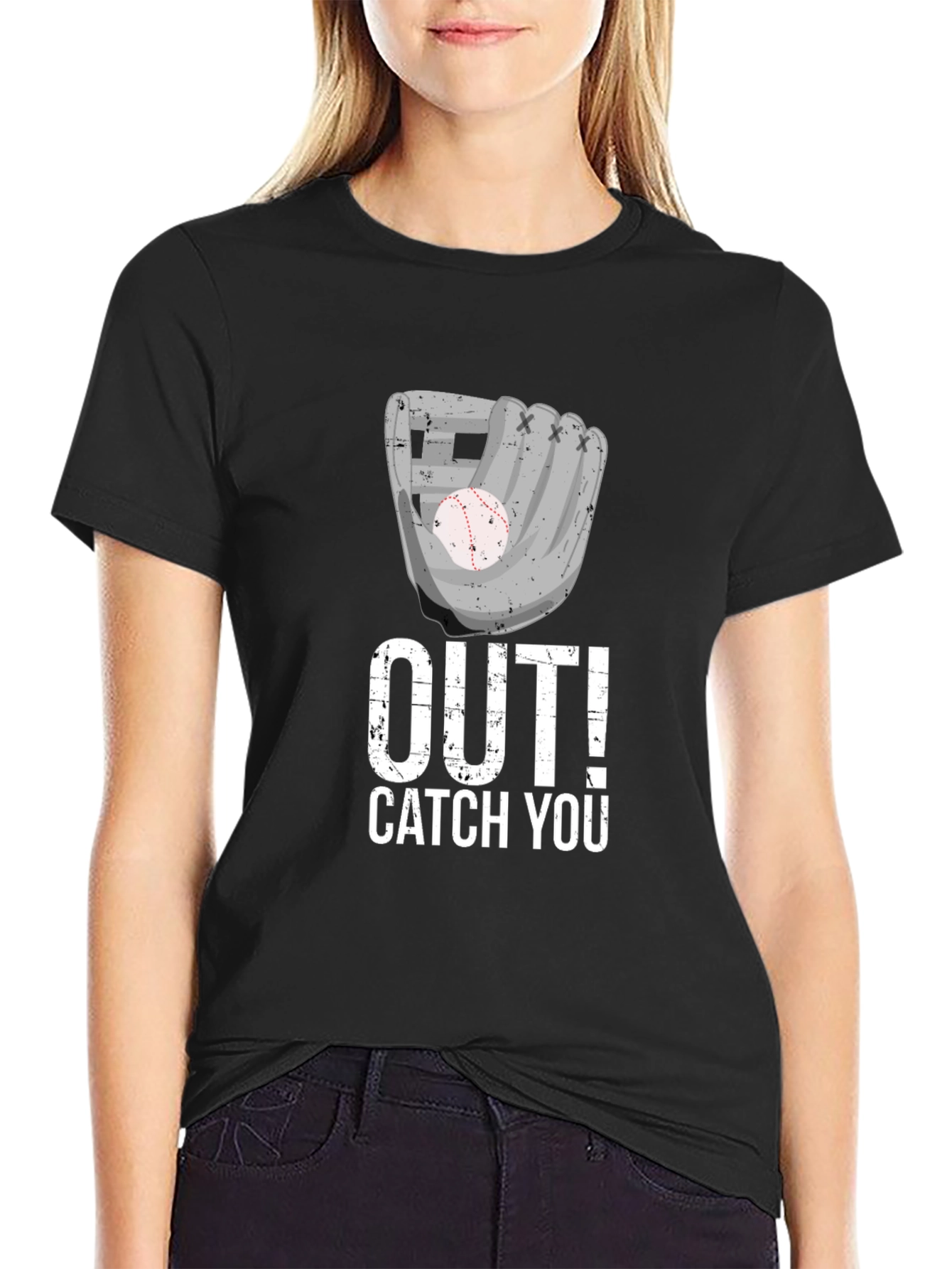 Baseball Out! Catch You T-Shirt - 2