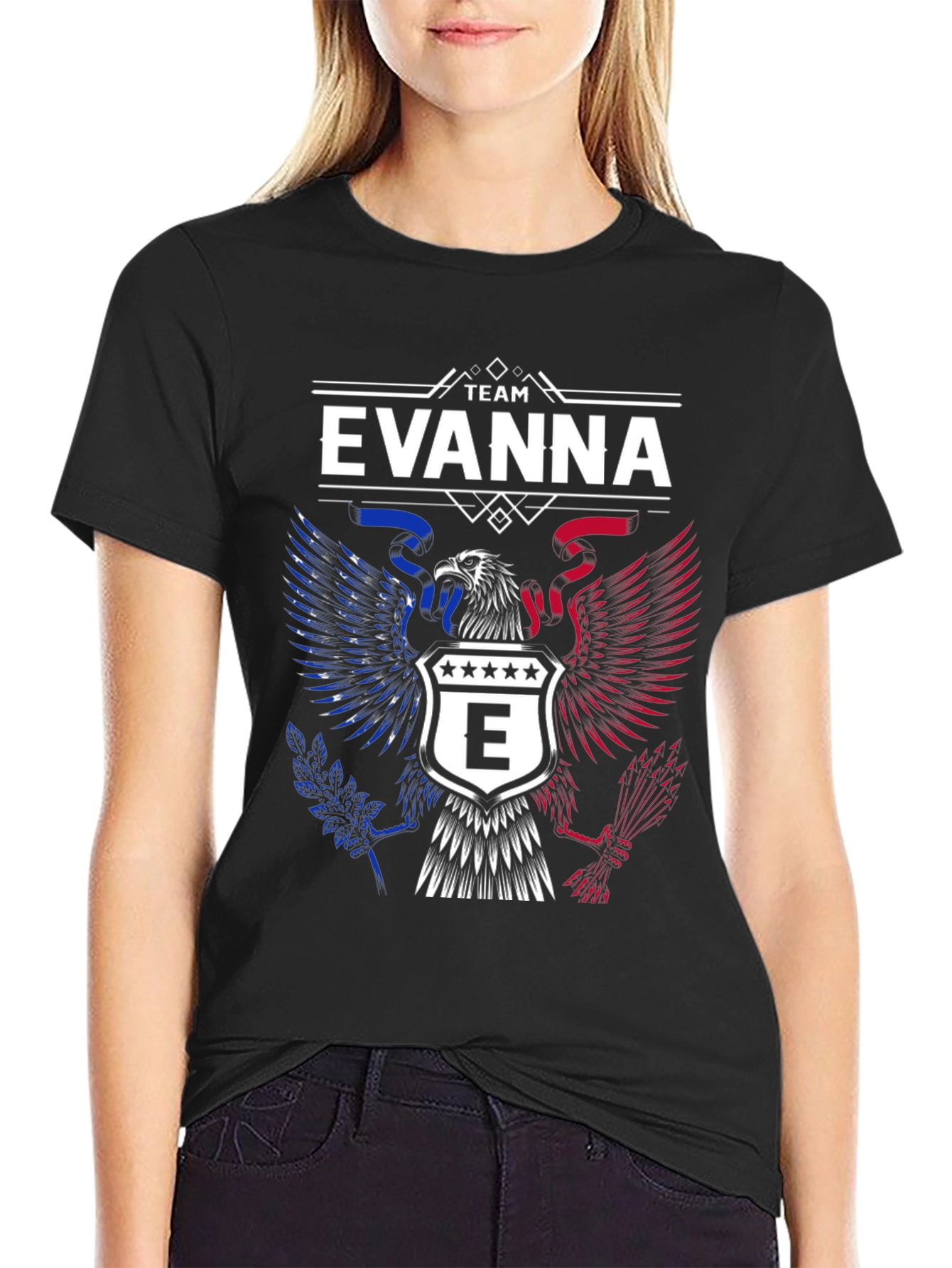 Team Evanna Eagle T-Shirt Patriotic Design - 2