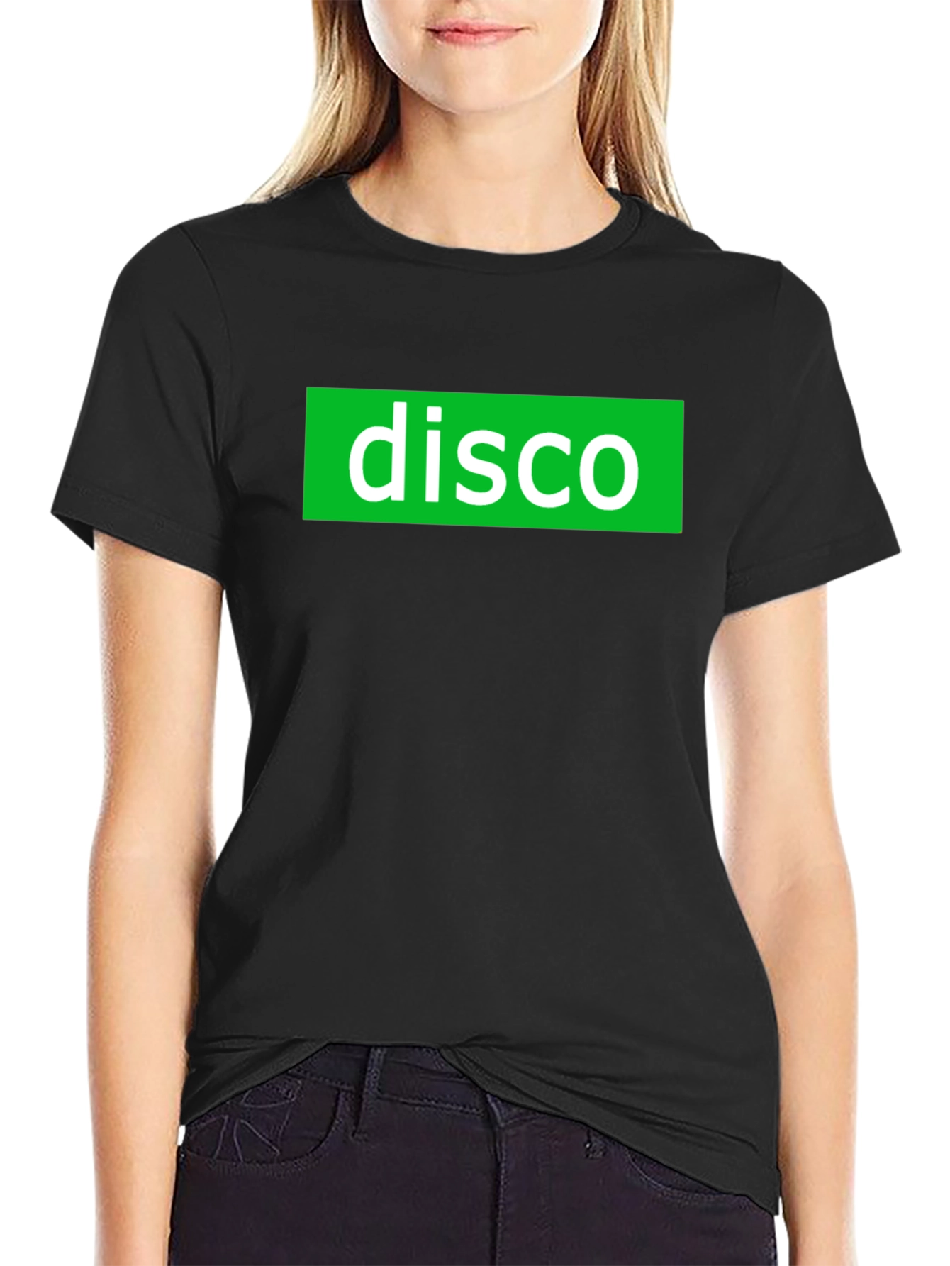 Black Disco Graphic Tee - Black Short Sleeve view 2